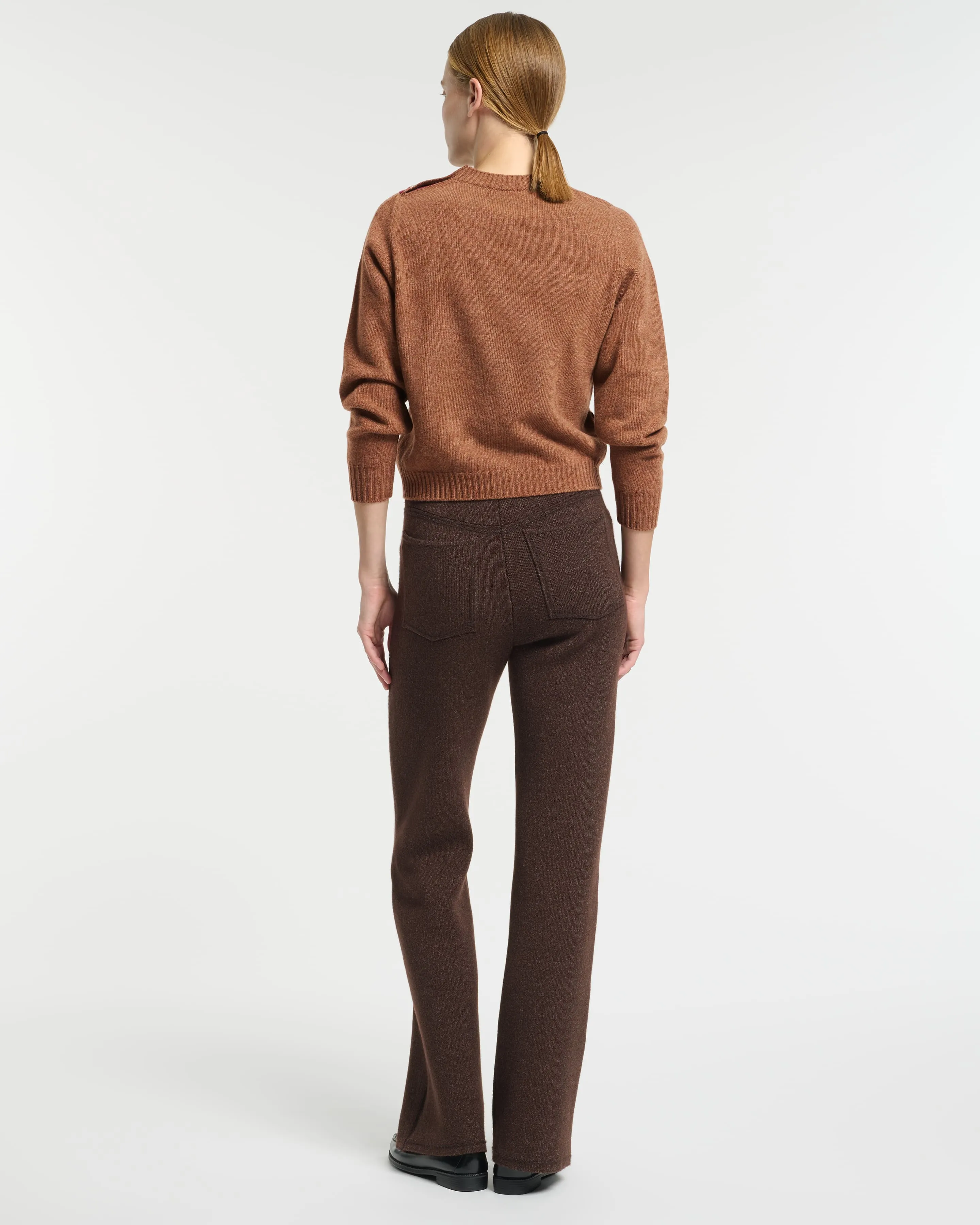 Pull en laine avec détail ruban sold by Barrie product image thumbnail 5