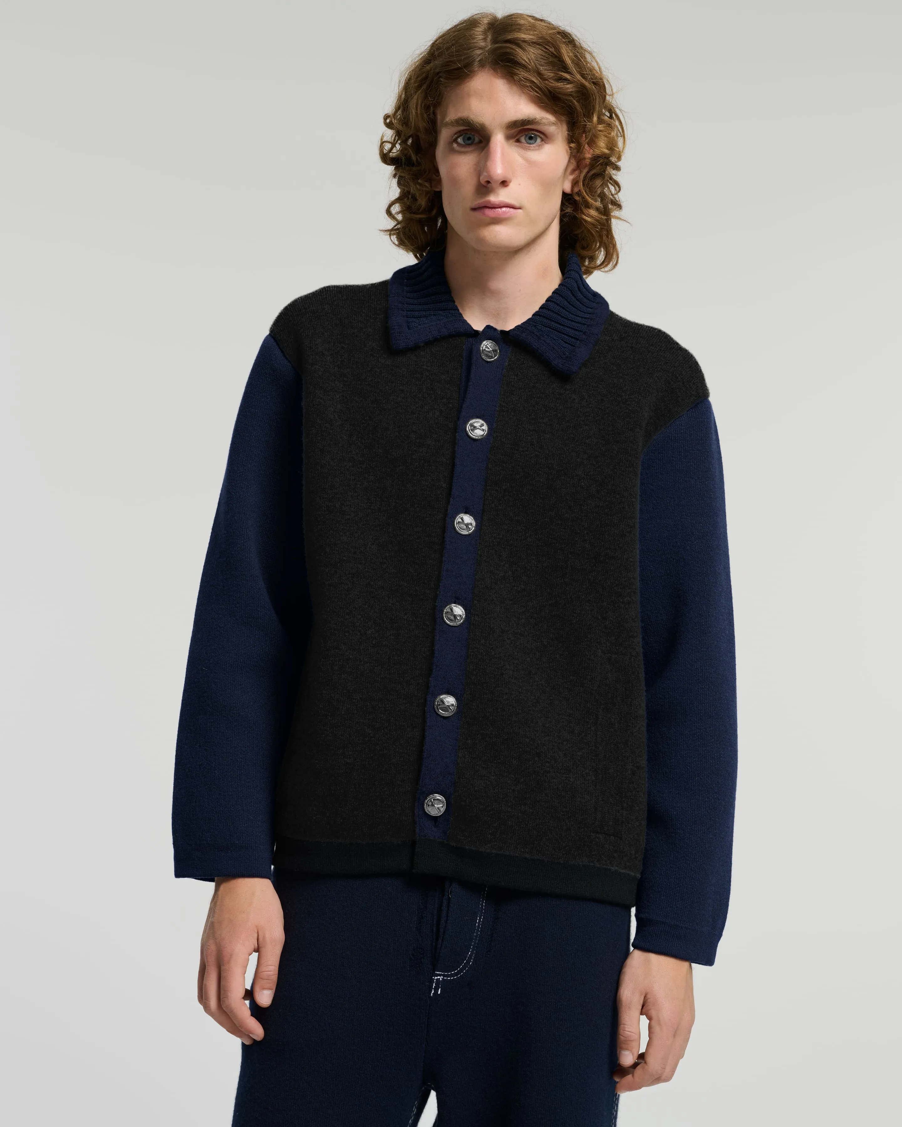 Veste trompe-l'œil en cachemire et laine sold by Barrie product image thumbnail 3