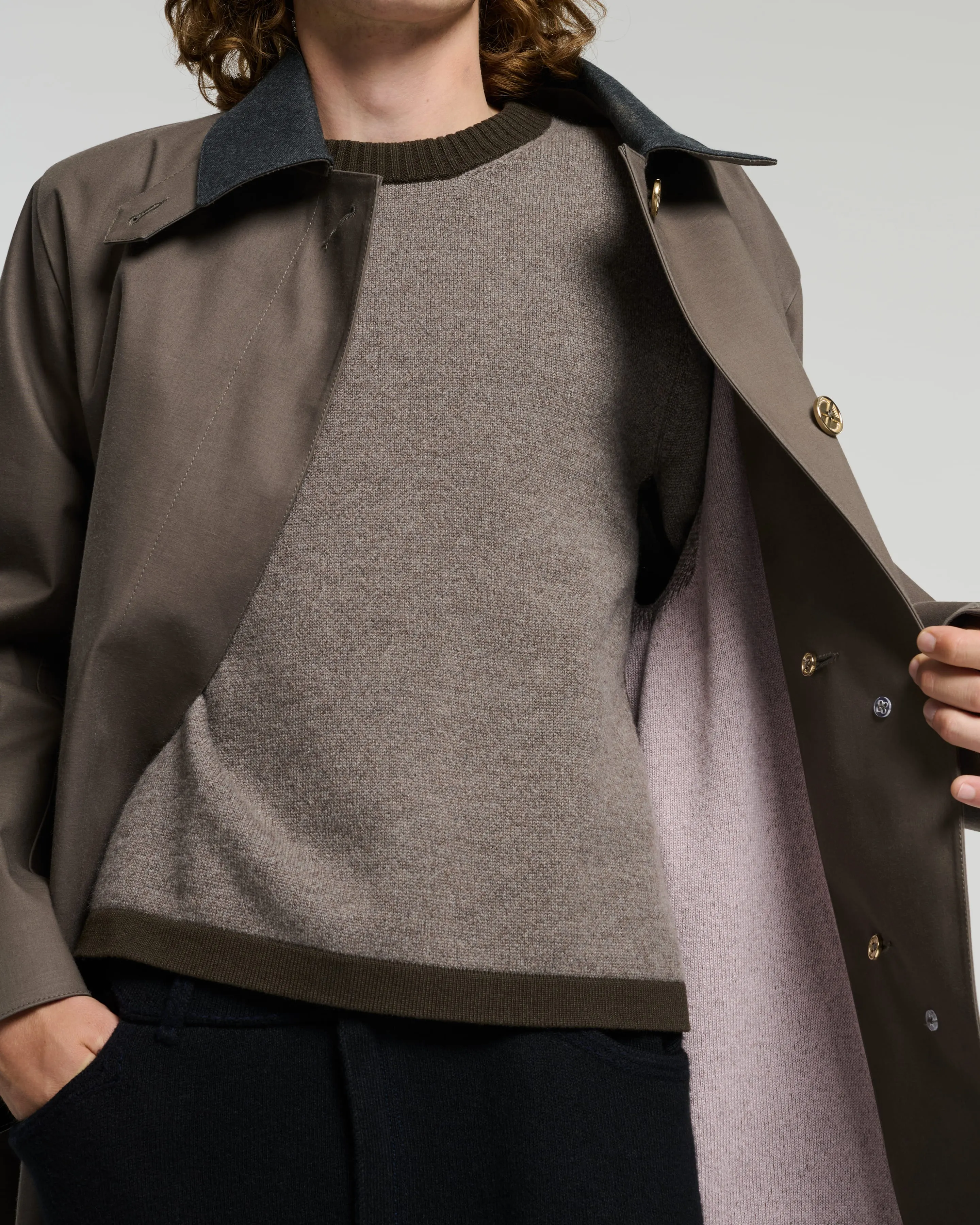 Manteau long imperméable sold by Barrie product image thumbnail 3