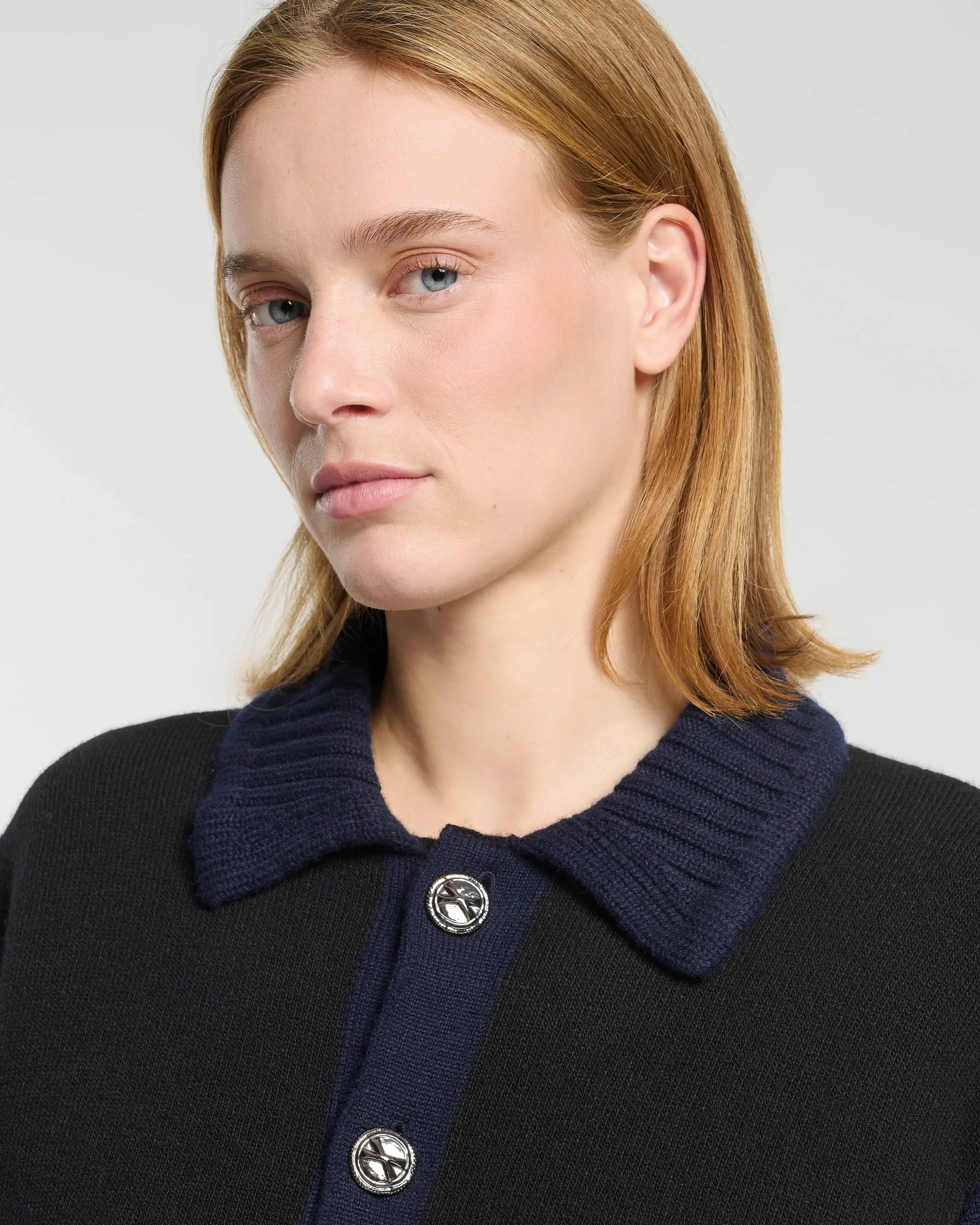 Veste trompe-l'œil en cachemire et laine sold by Barrie product image thumbnail 2
