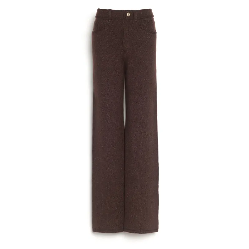 Pantalon Denim en cachemire et coton made by Barrie