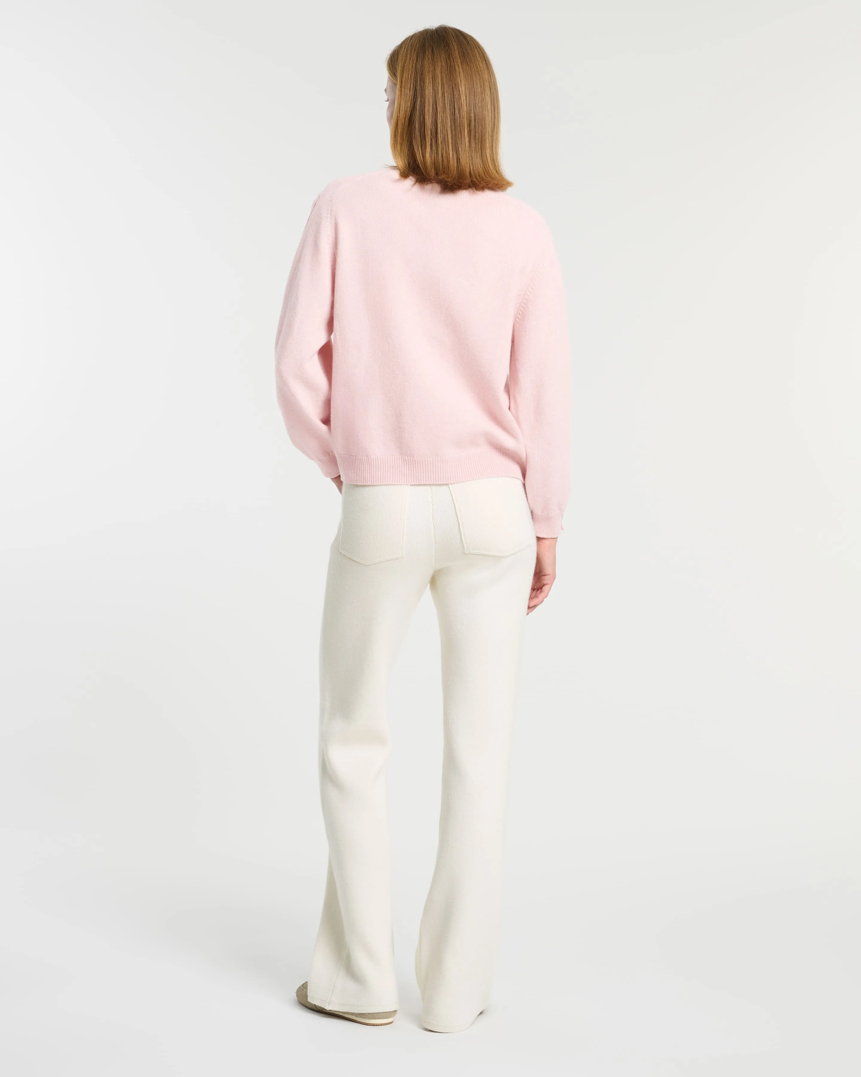 Cardigan en laine avec ruban sur les manches sold by Barrie product image thumbnail 5