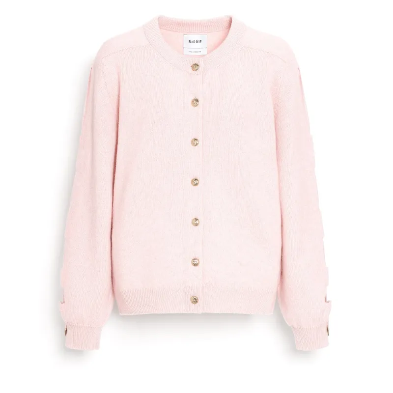 Cardigan en laine avec ruban sur les manches sold by Barrie