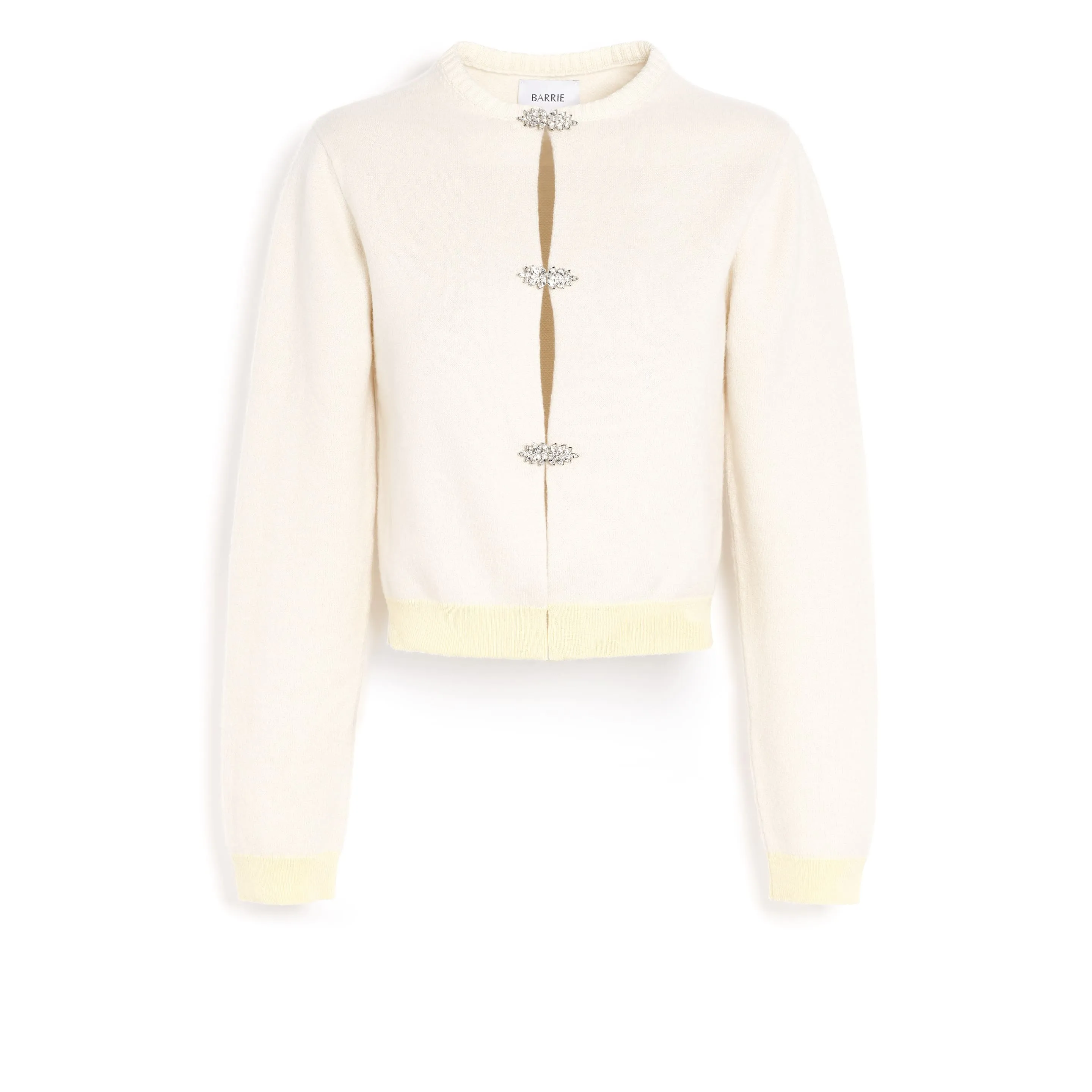 Cardigan en cachemire aux détails bijoux sold by Barrie