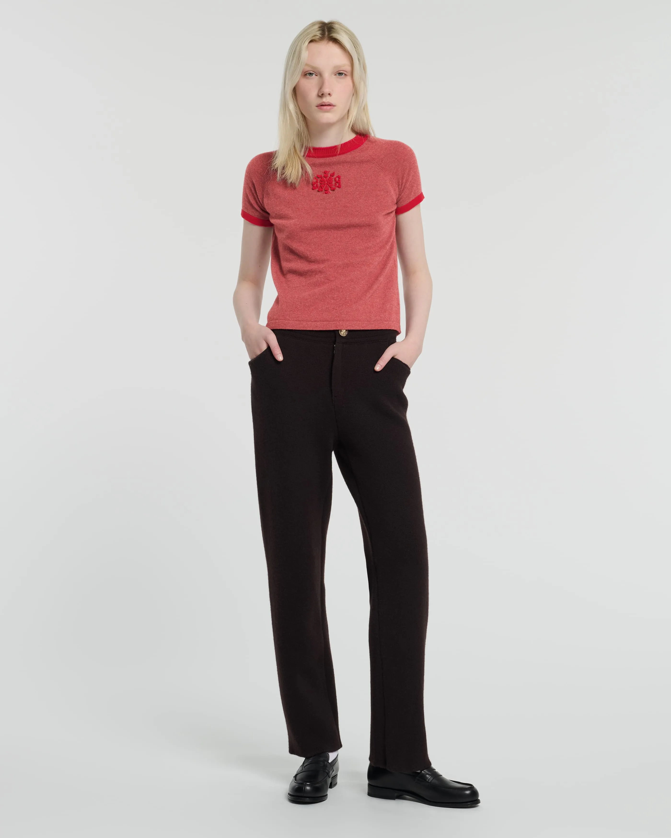 Pantalon épais en cachemire sold by Barrie product image thumbnail 4