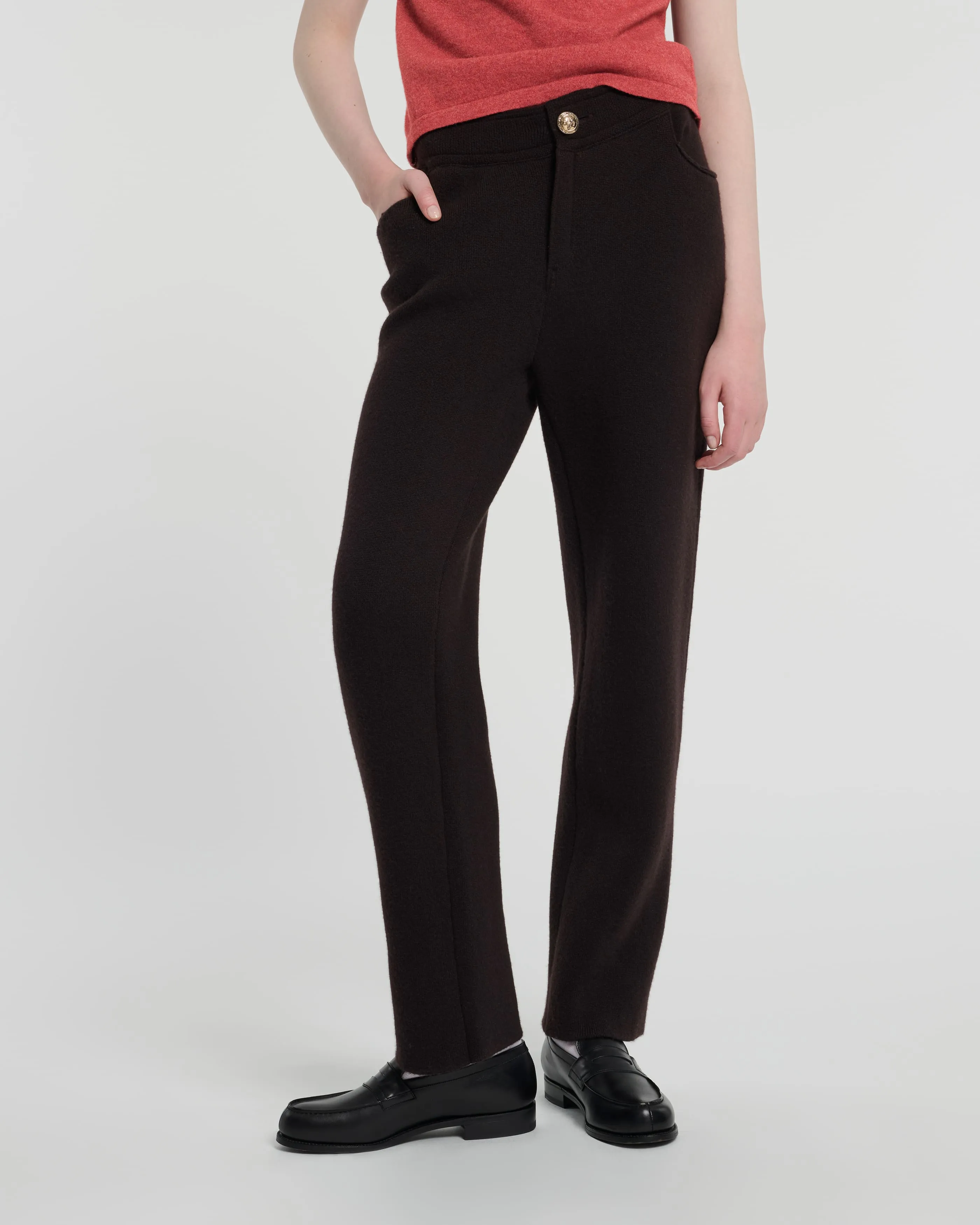 Pantalon épais en cachemire sold by Barrie product image thumbnail 3