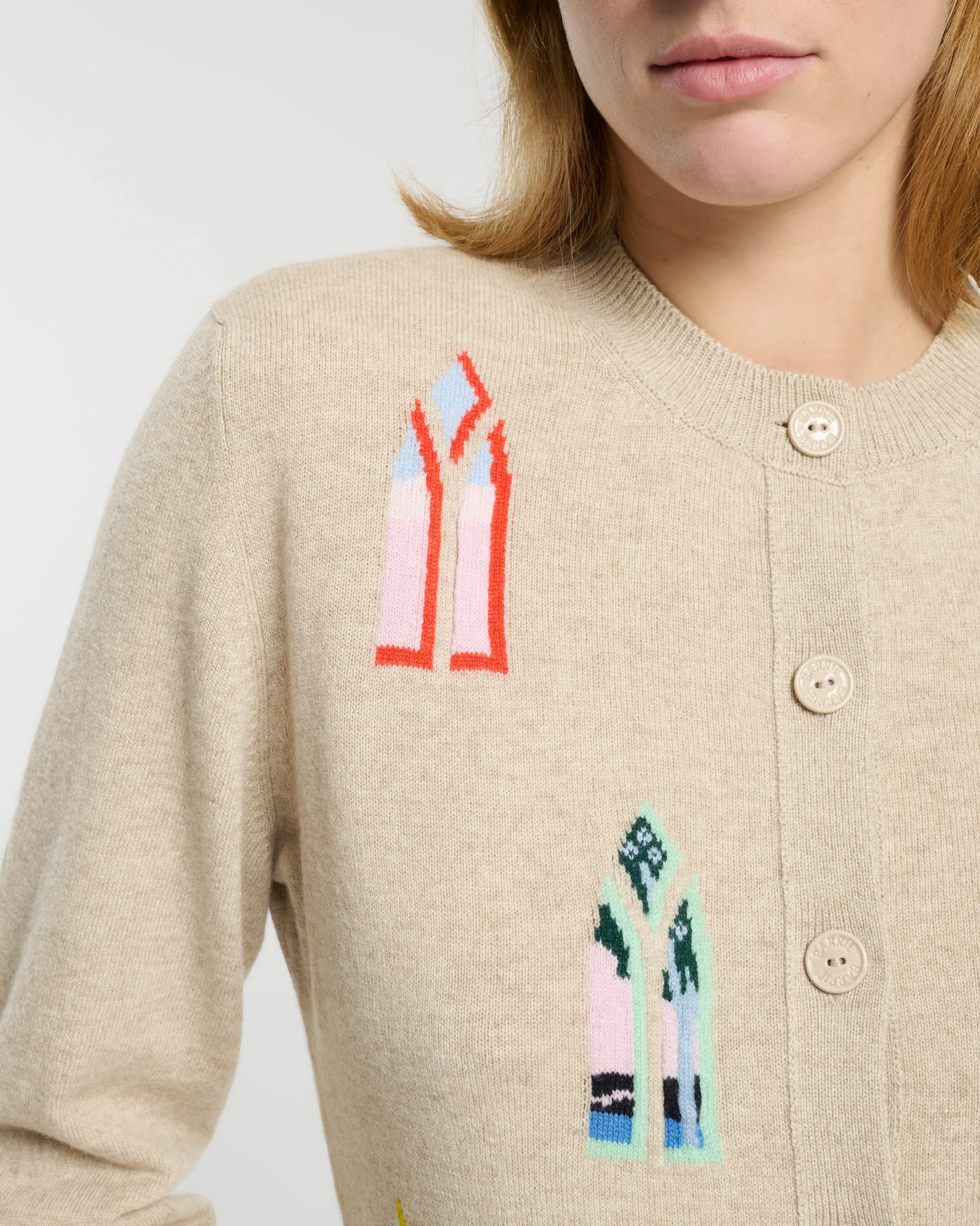 Cardigan en cachemire motif paysage sold by Barrie product image thumbnail 4