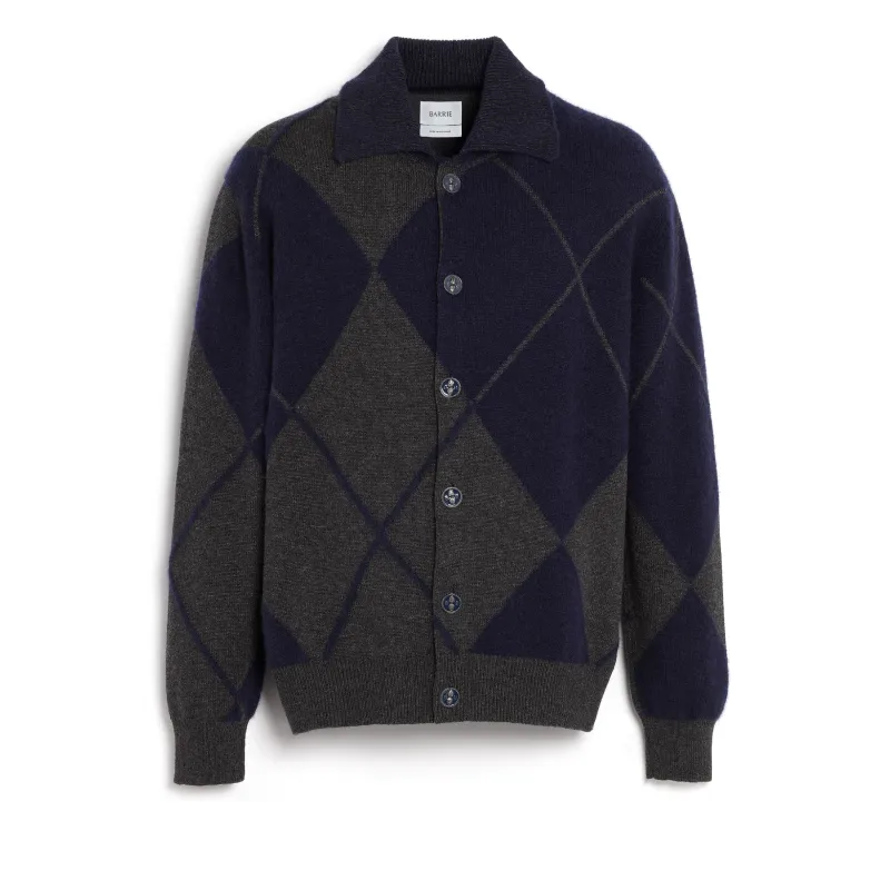 Cardigan en cachemire à motif tartan sold by Barrie