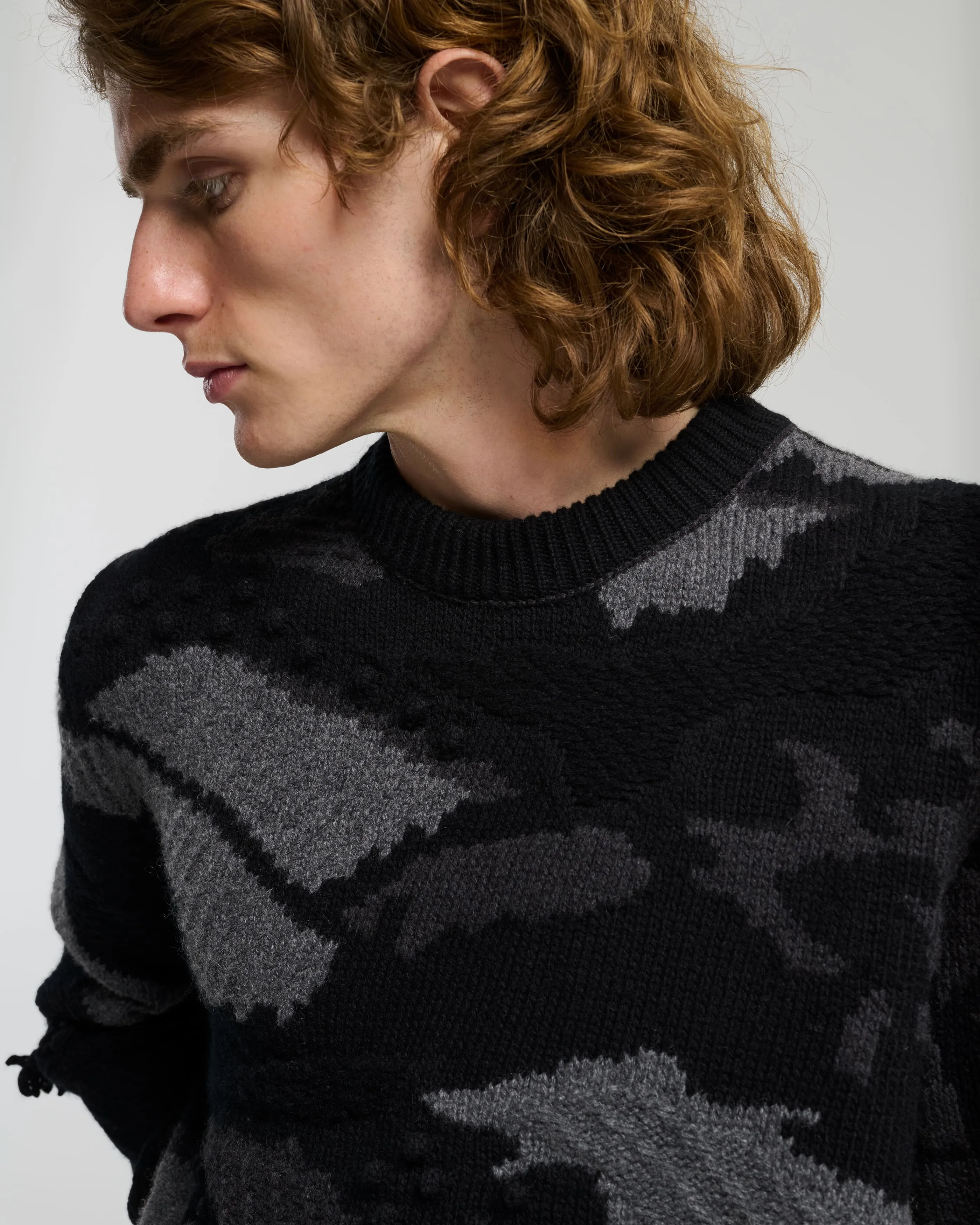 Pull en cachemire à motif paysage sold by Barrie product image thumbnail 2