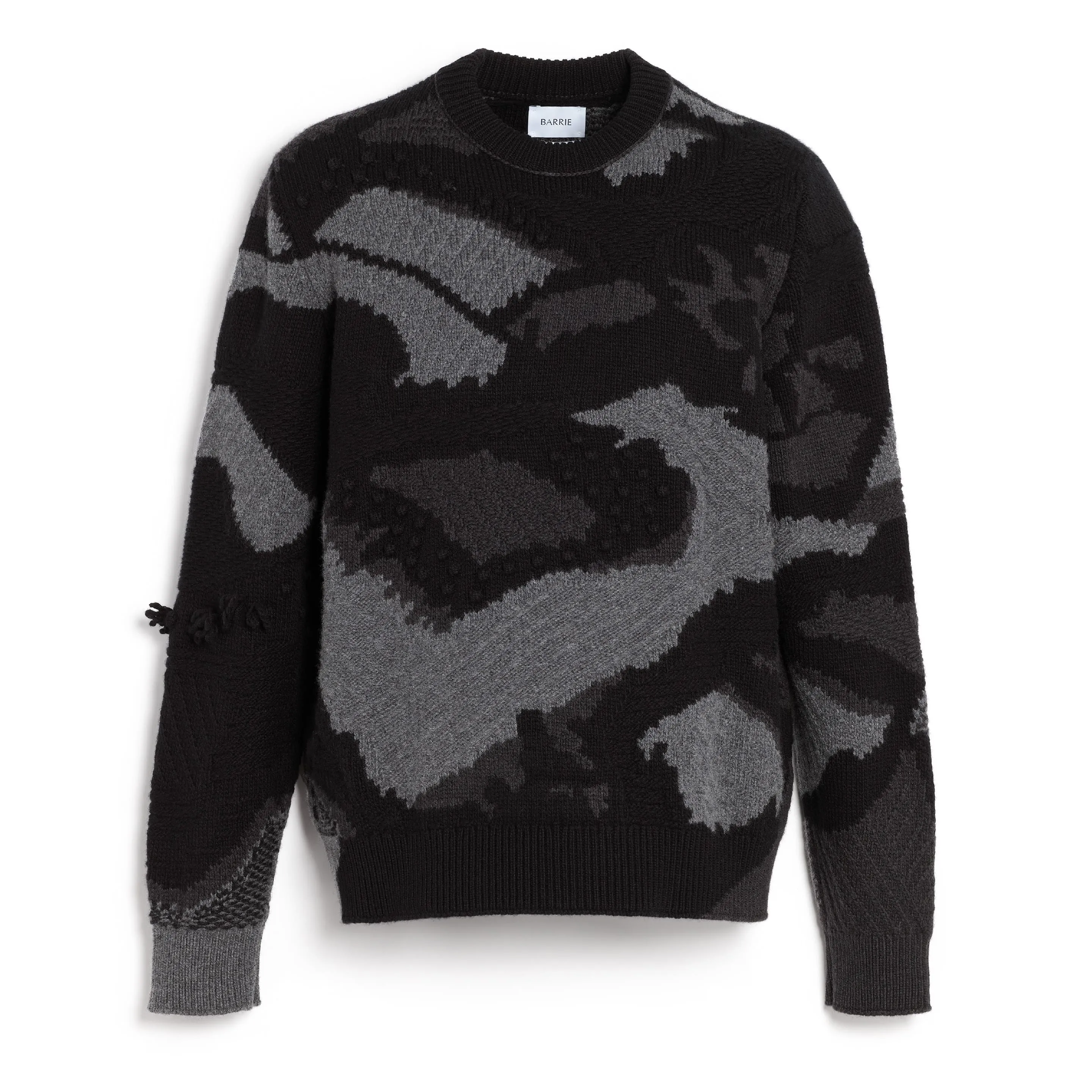 Pull en cachemire à motif paysage sold by Barrie