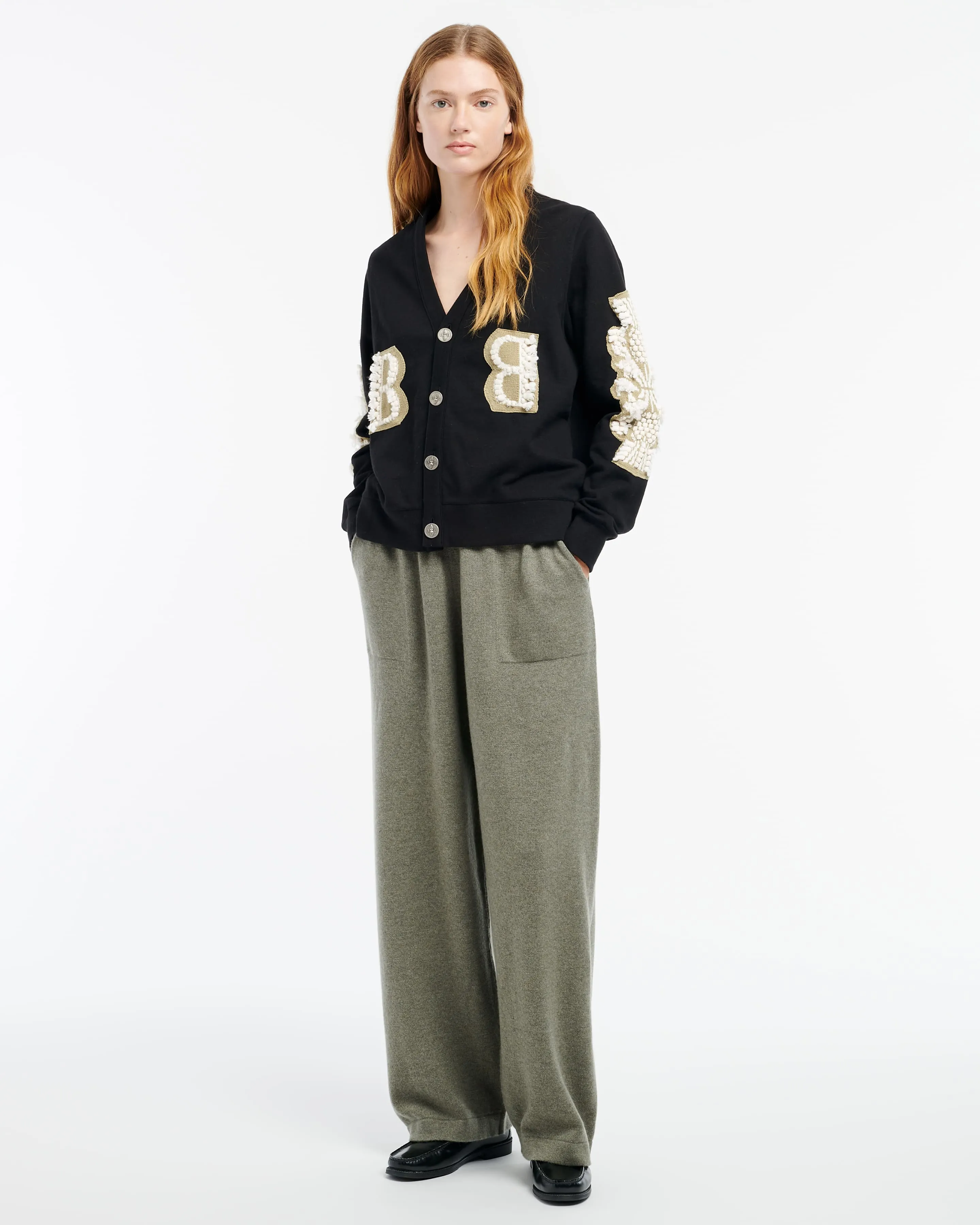 Cardigan en coton avec logo B en cachemire sold by Barrie product image thumbnail 4