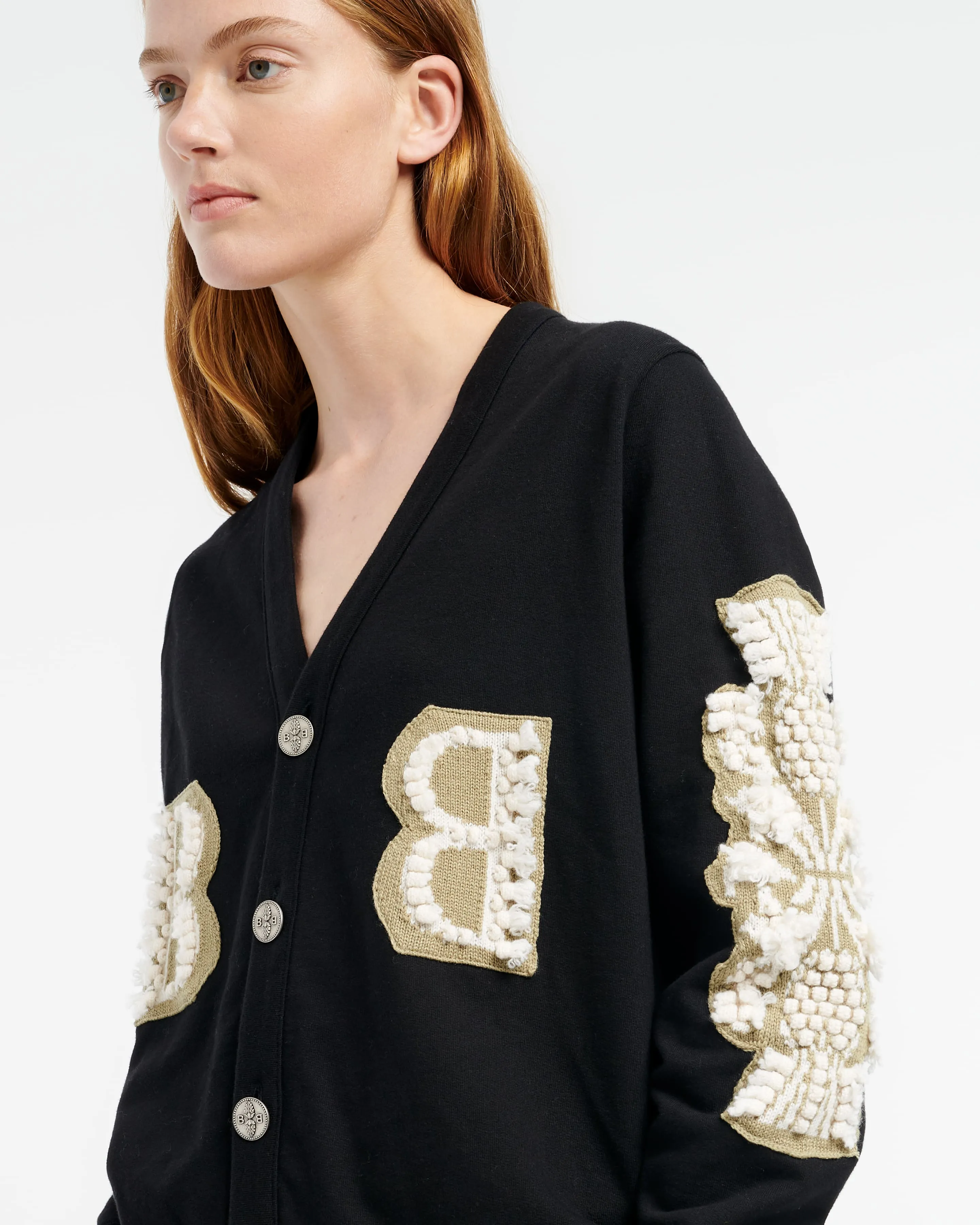 Cardigan en coton avec logo B en cachemire sold by Barrie product image thumbnail 2