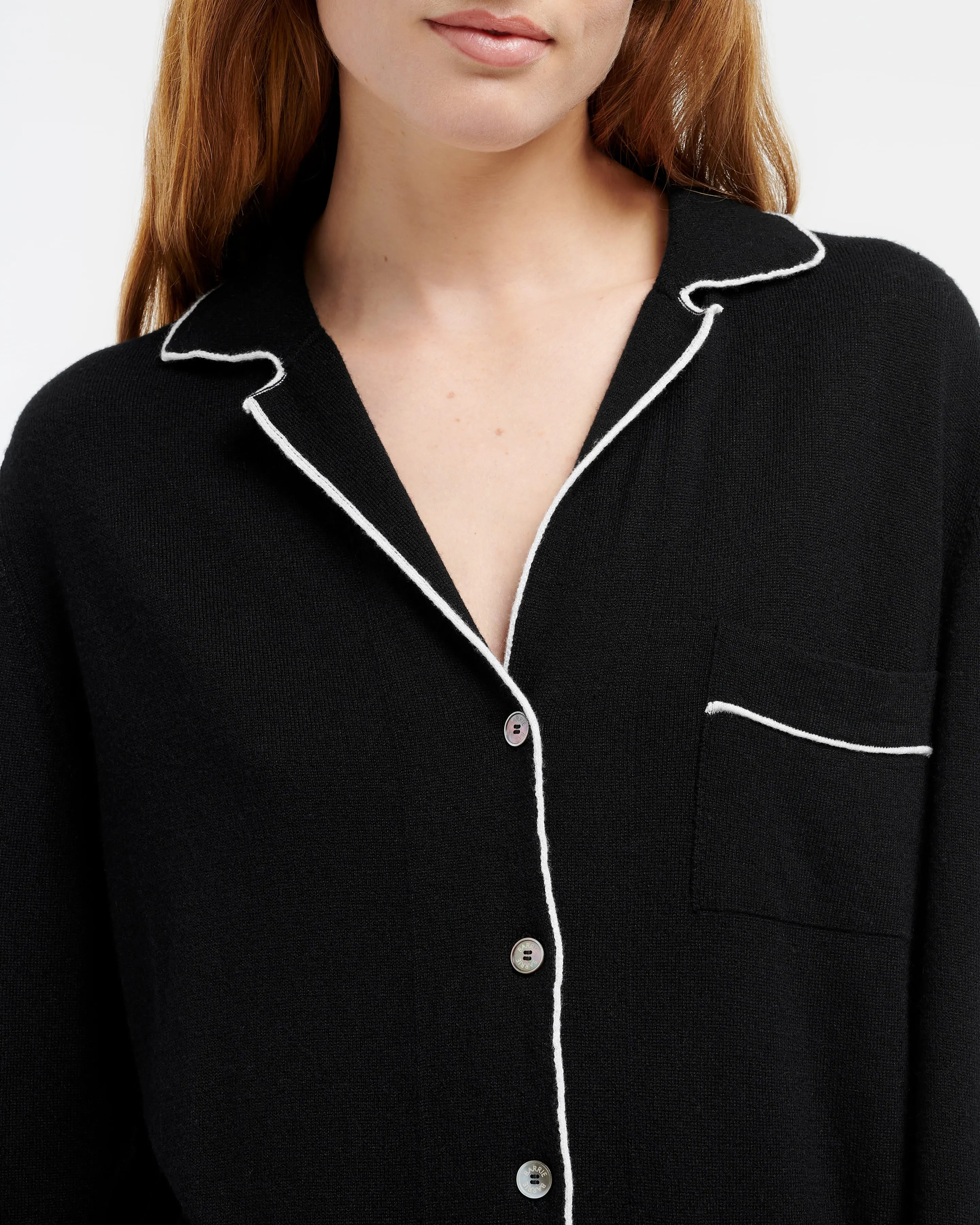 Chemise ultra fine en cachemire et soie sold by Barrie product image thumbnail 2