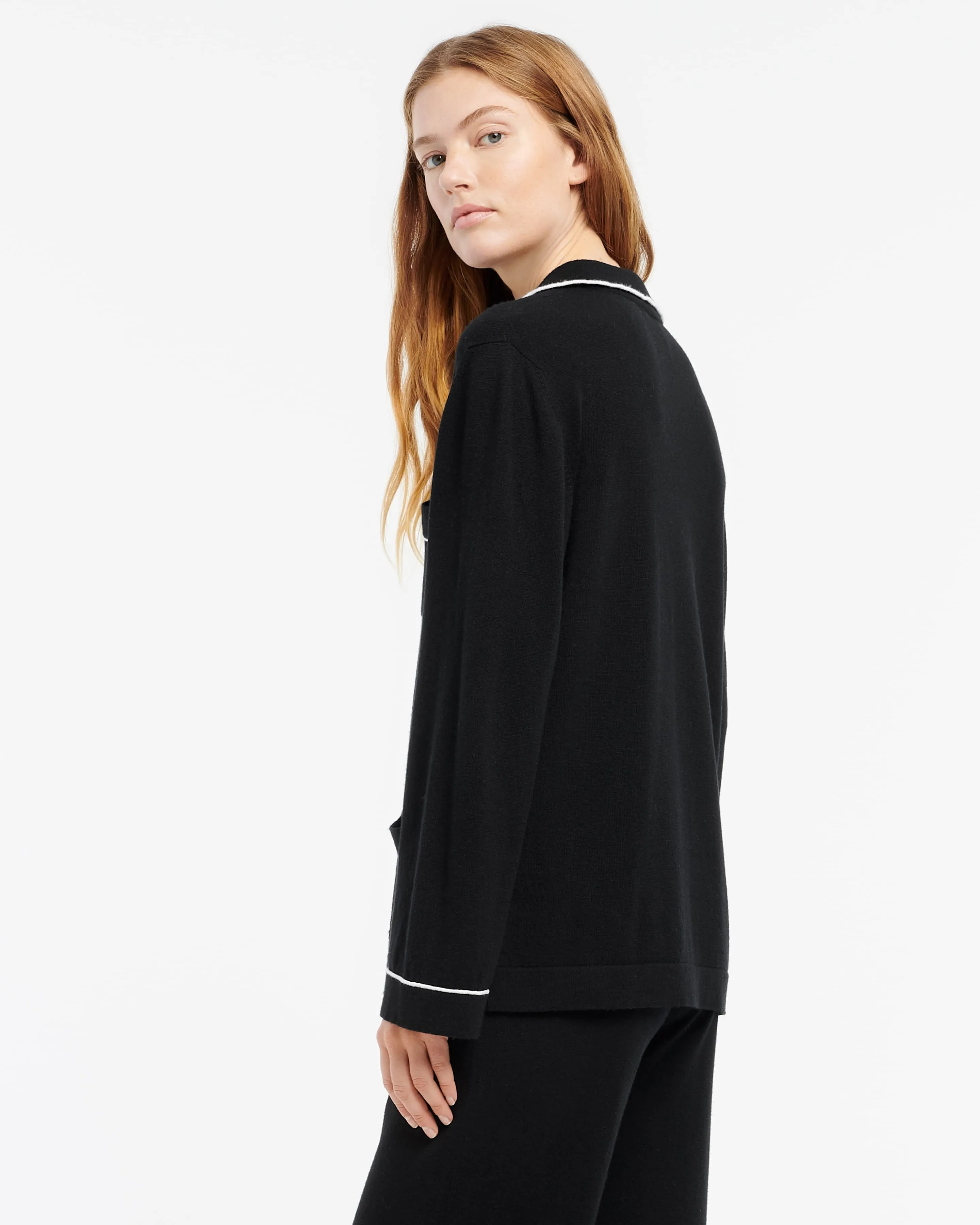 Chemise ultra fine en cachemire et soie sold by Barrie product image thumbnail 5