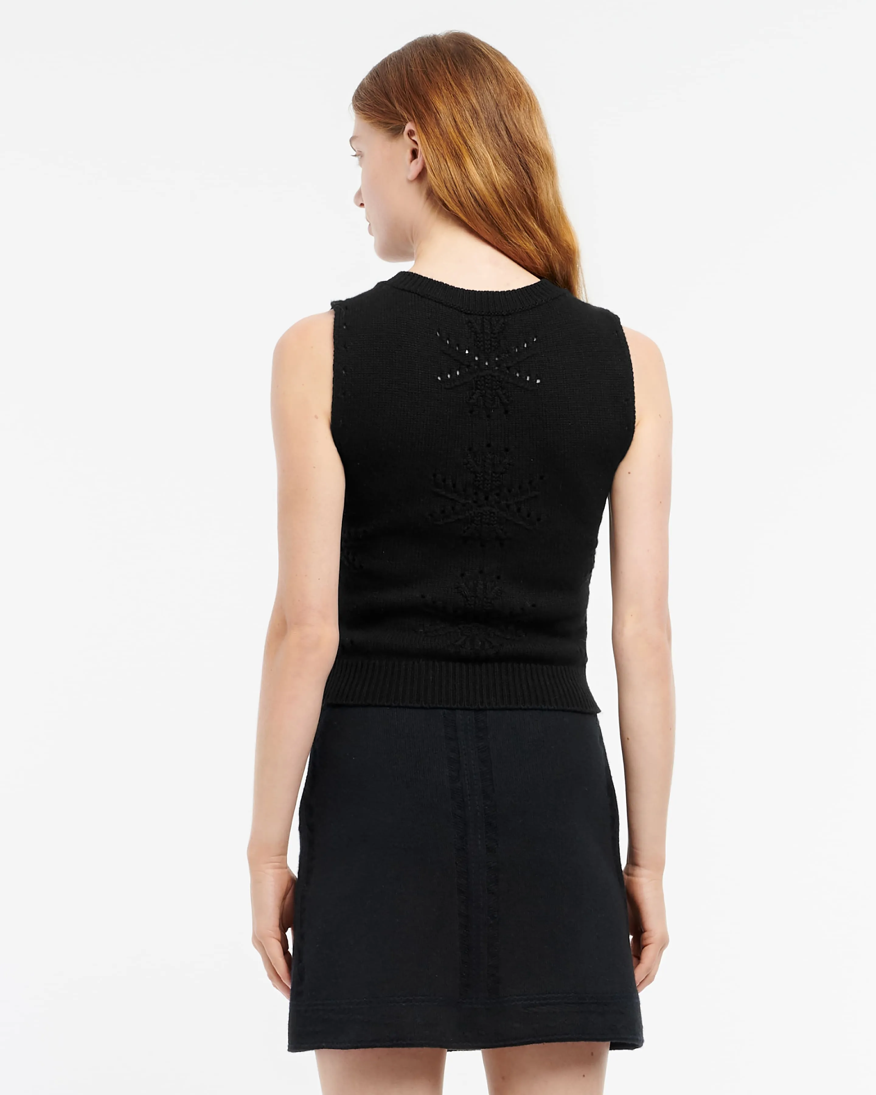 Top en cachemire et coton à motif sold by Barrie product image thumbnail 5