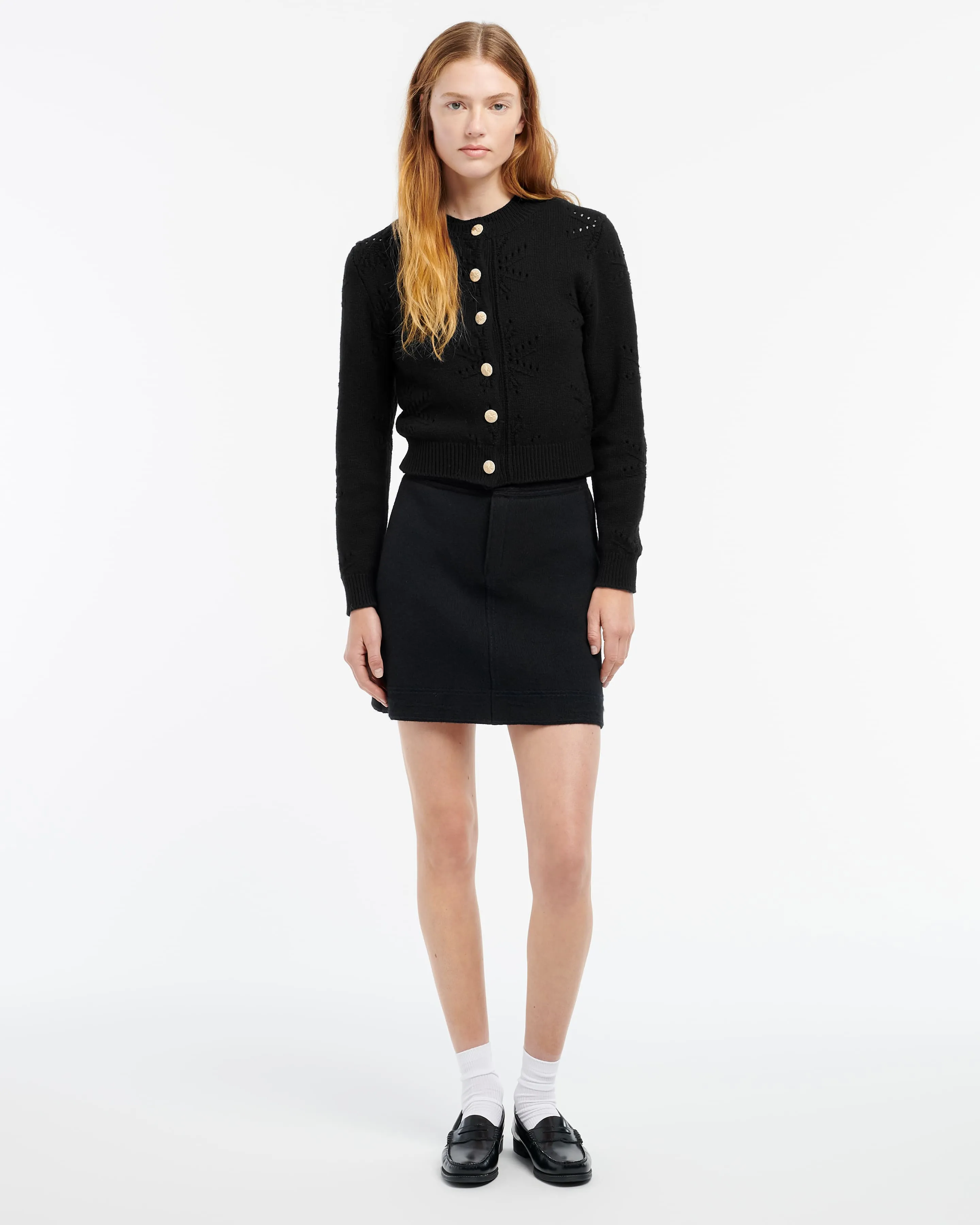 Cardigan en cachemire et coton à motif sold by Barrie product image thumbnail 4