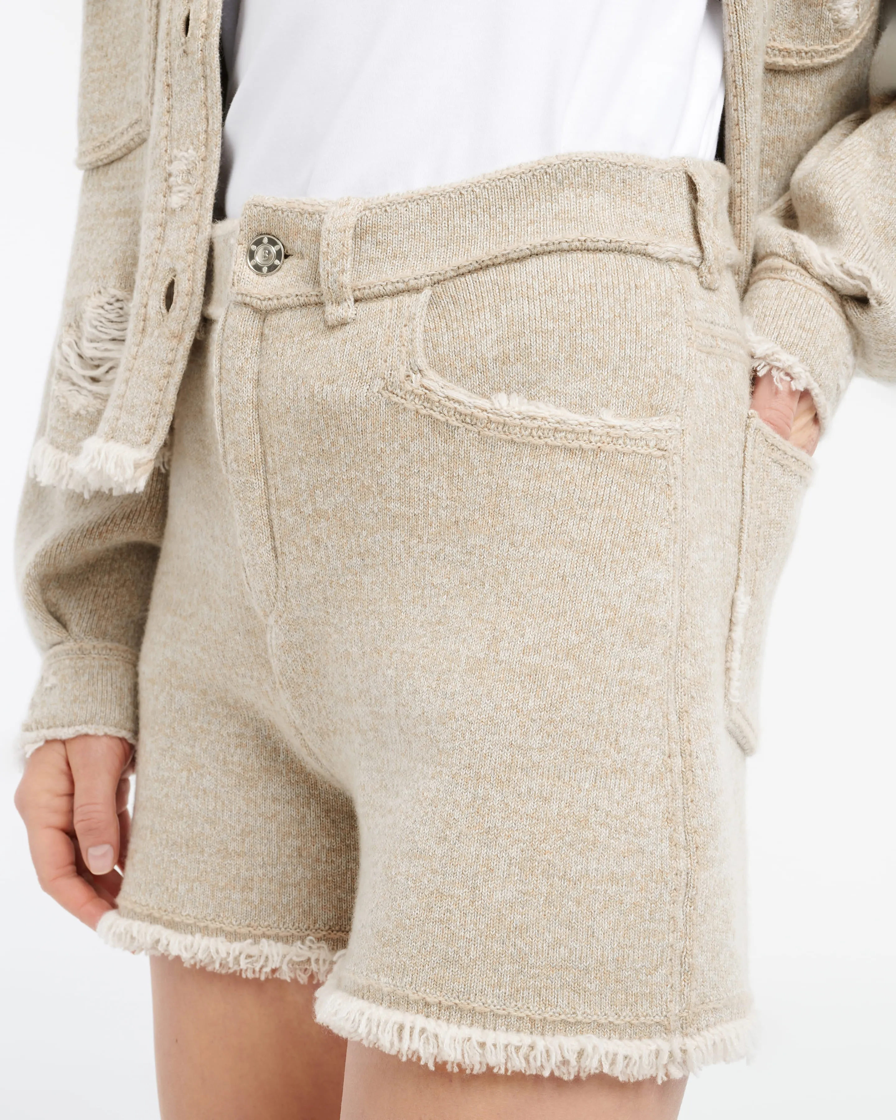 Short Denim à franges sold by Barrie product image thumbnail 2