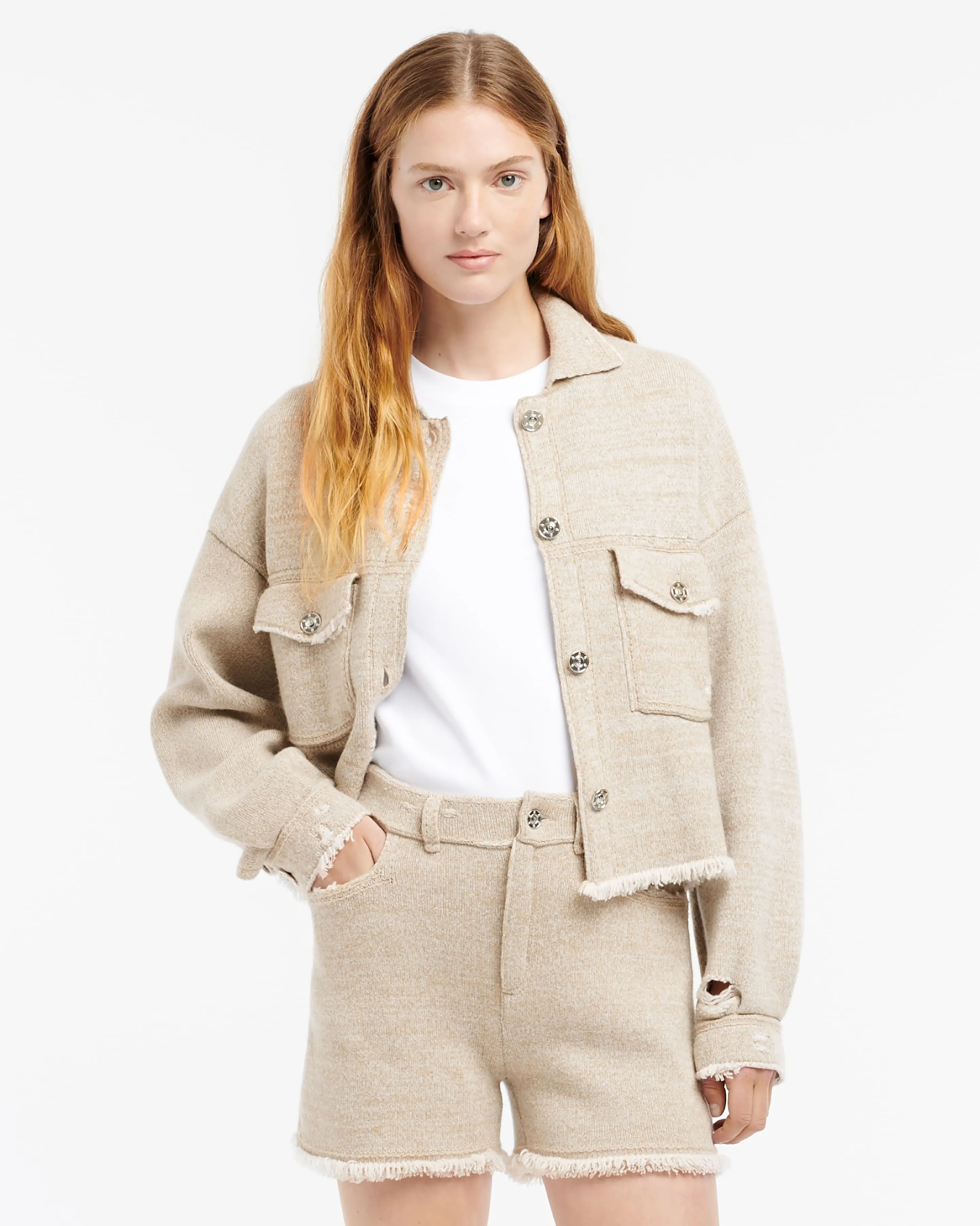 Short Denim à franges sold by Barrie product image thumbnail 3