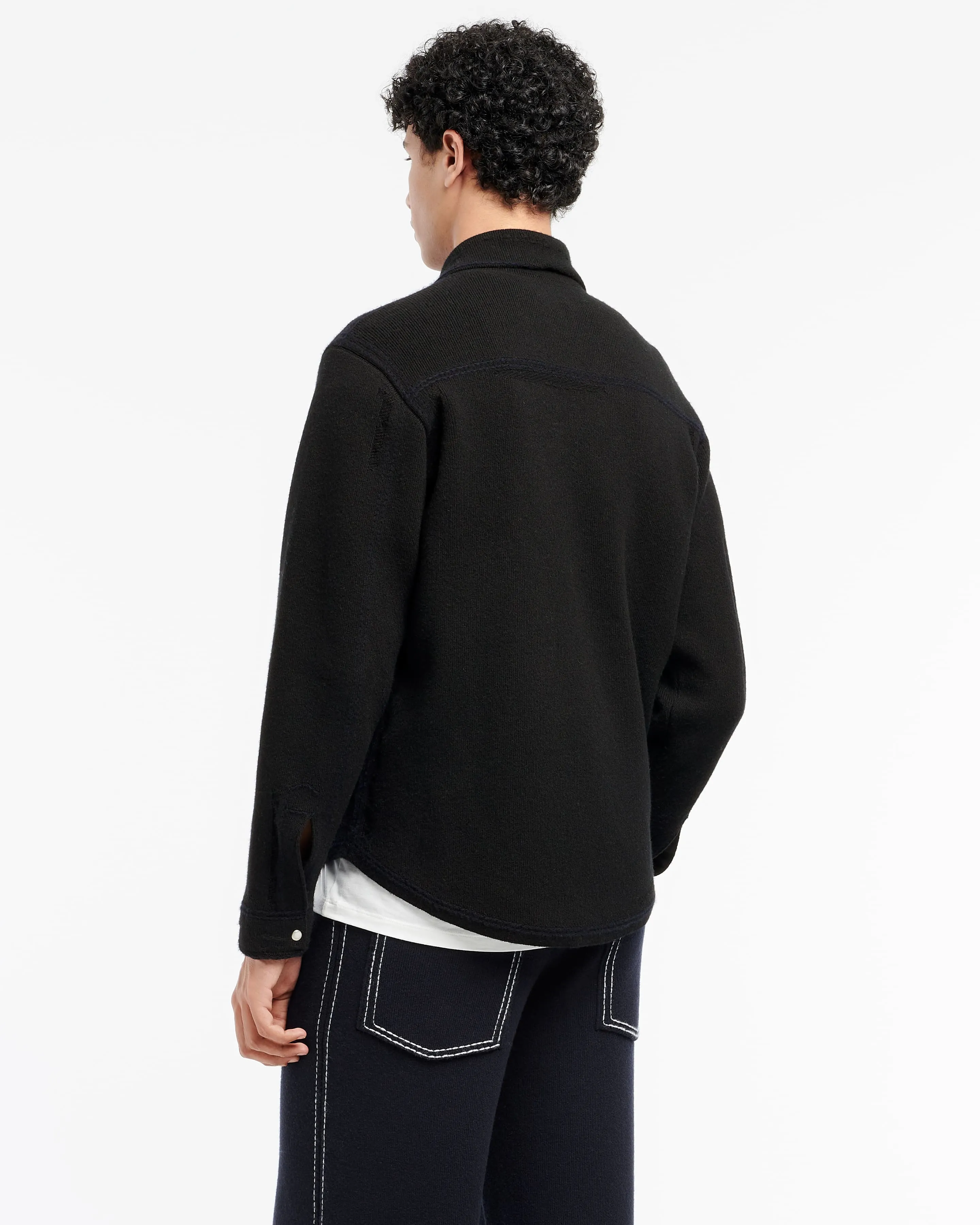 Surchemise Denim en cachemire et coton sold by Barrie product image thumbnail 5