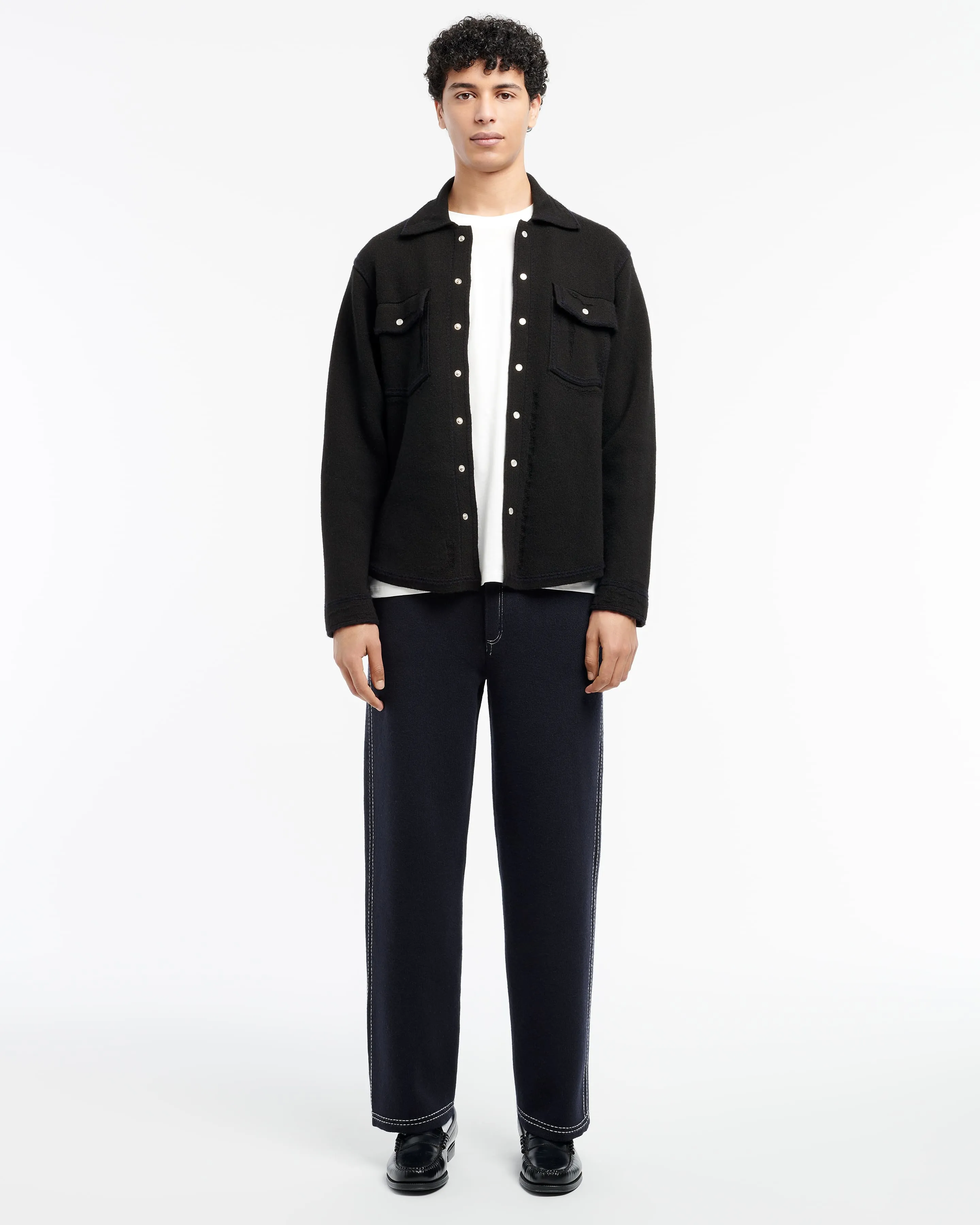 Surchemise Denim en cachemire et coton sold by Barrie product image thumbnail 4