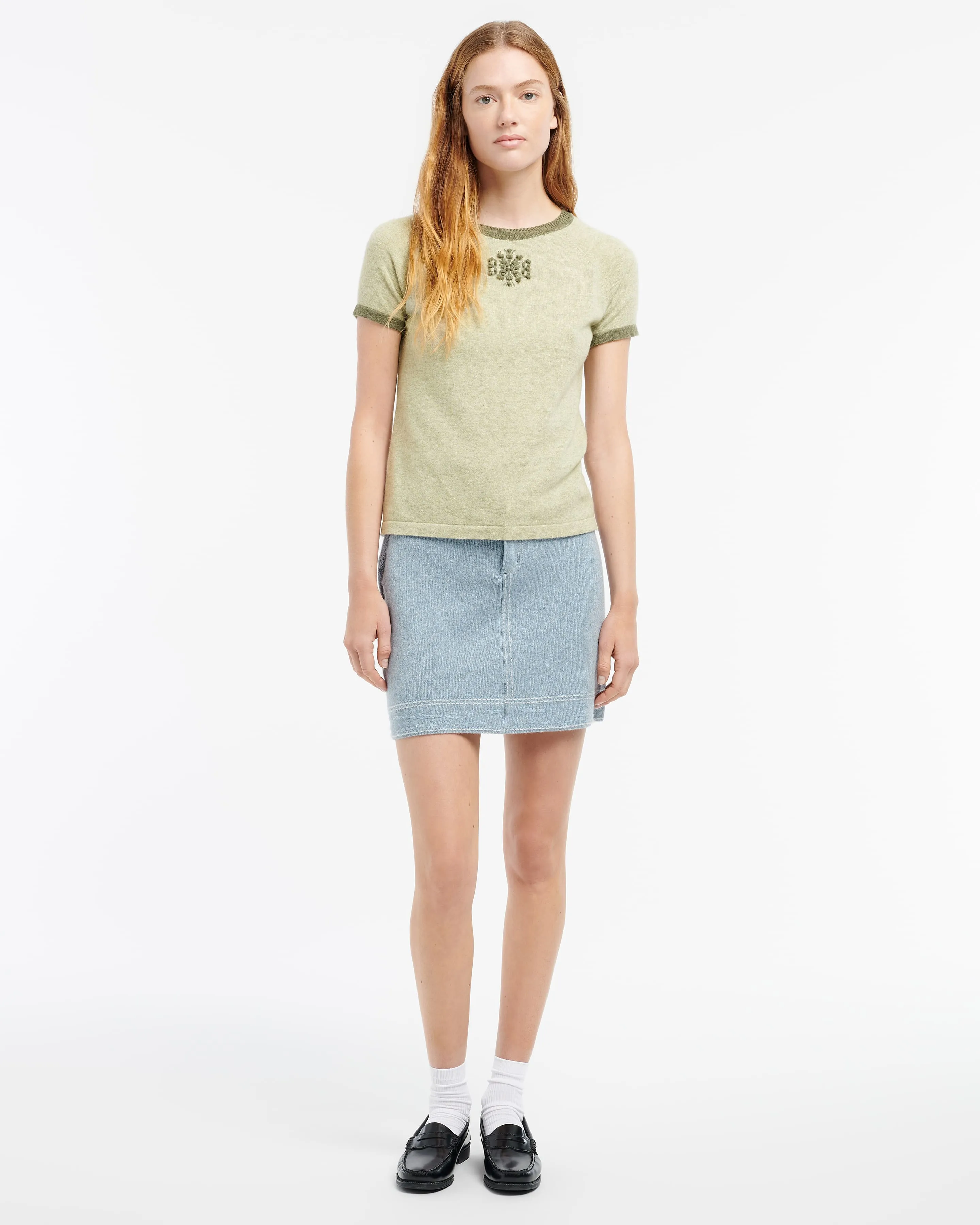 Top en cachemire chiné logo B sold by Barrie product image thumbnail 4