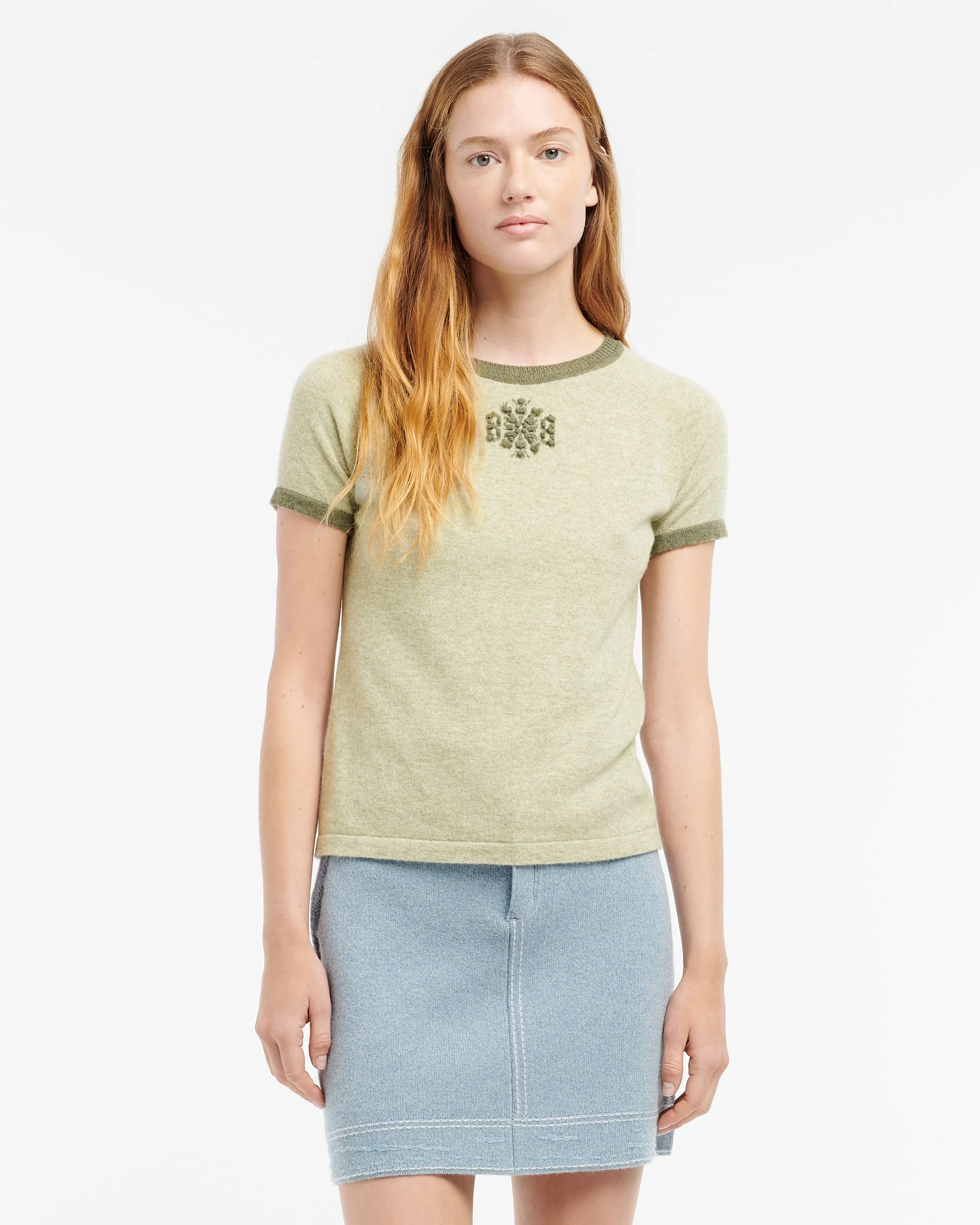 Top en cachemire chiné logo B sold by Barrie product image thumbnail 3