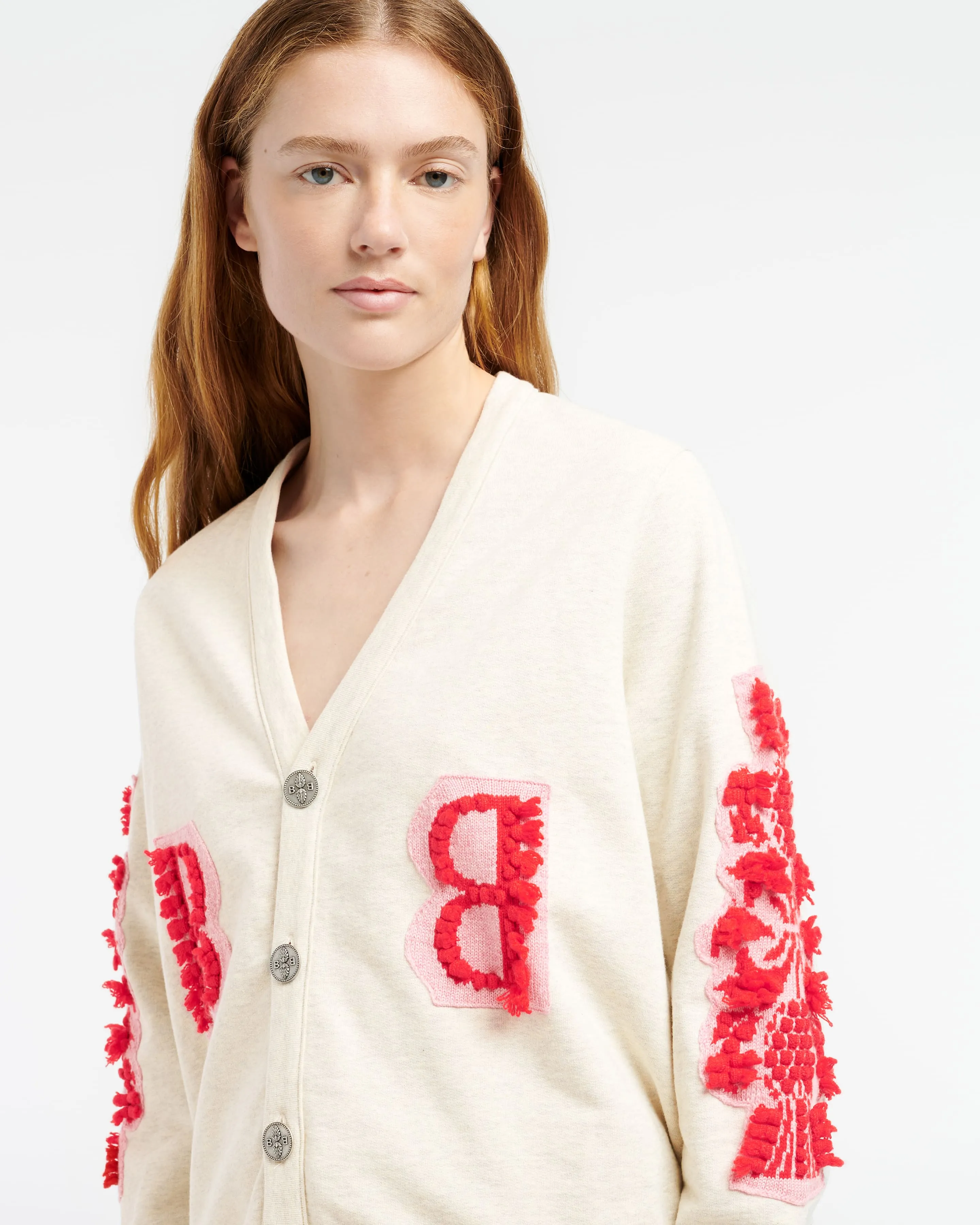 Cardigan en coton avec logo B en cachemire sold by Barrie product image thumbnail 2