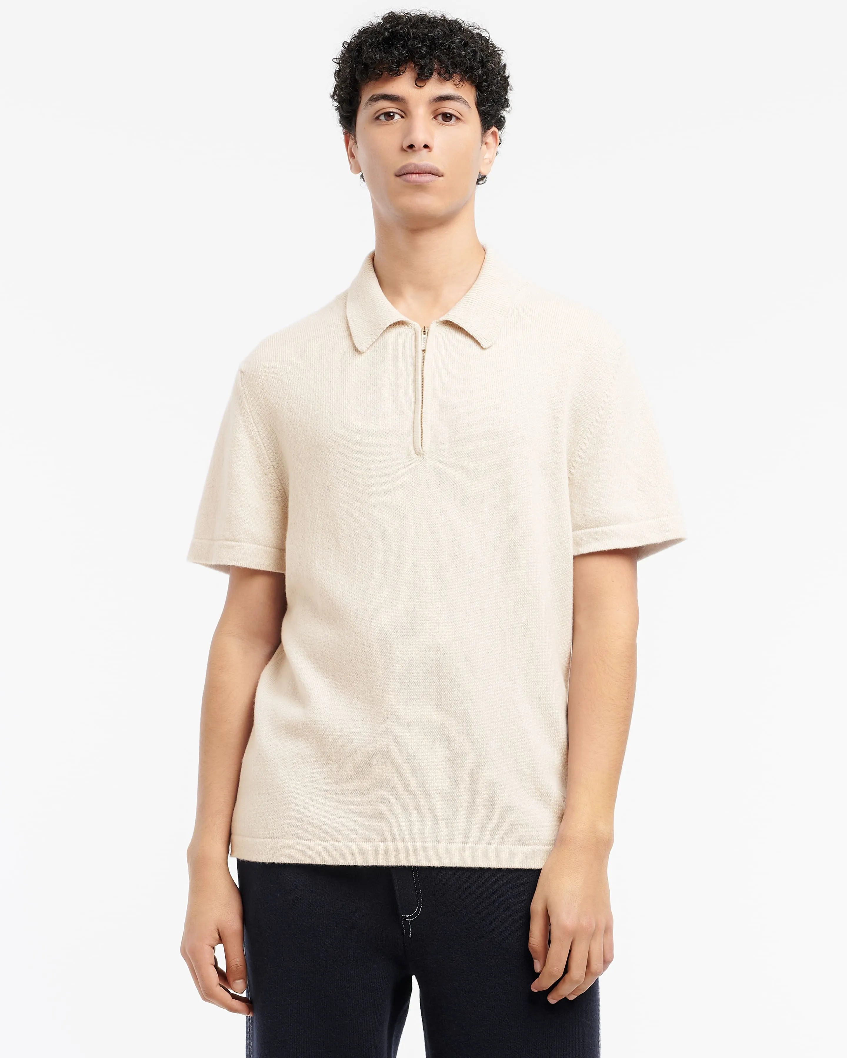 Top B Label à col zippé en cachemire sold by Barrie product image thumbnail 3