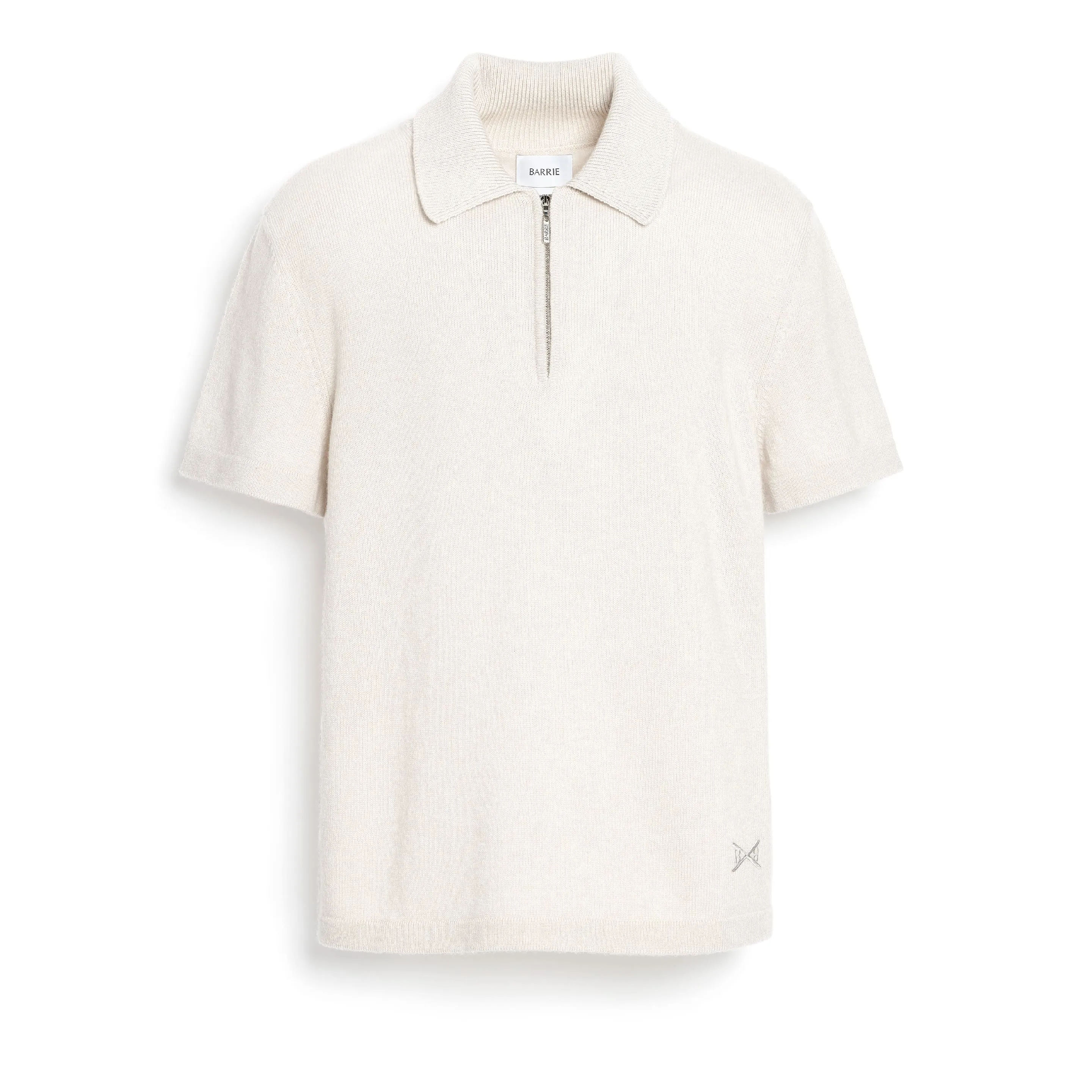 Top B Label à col zippé en cachemire sold by Barrie