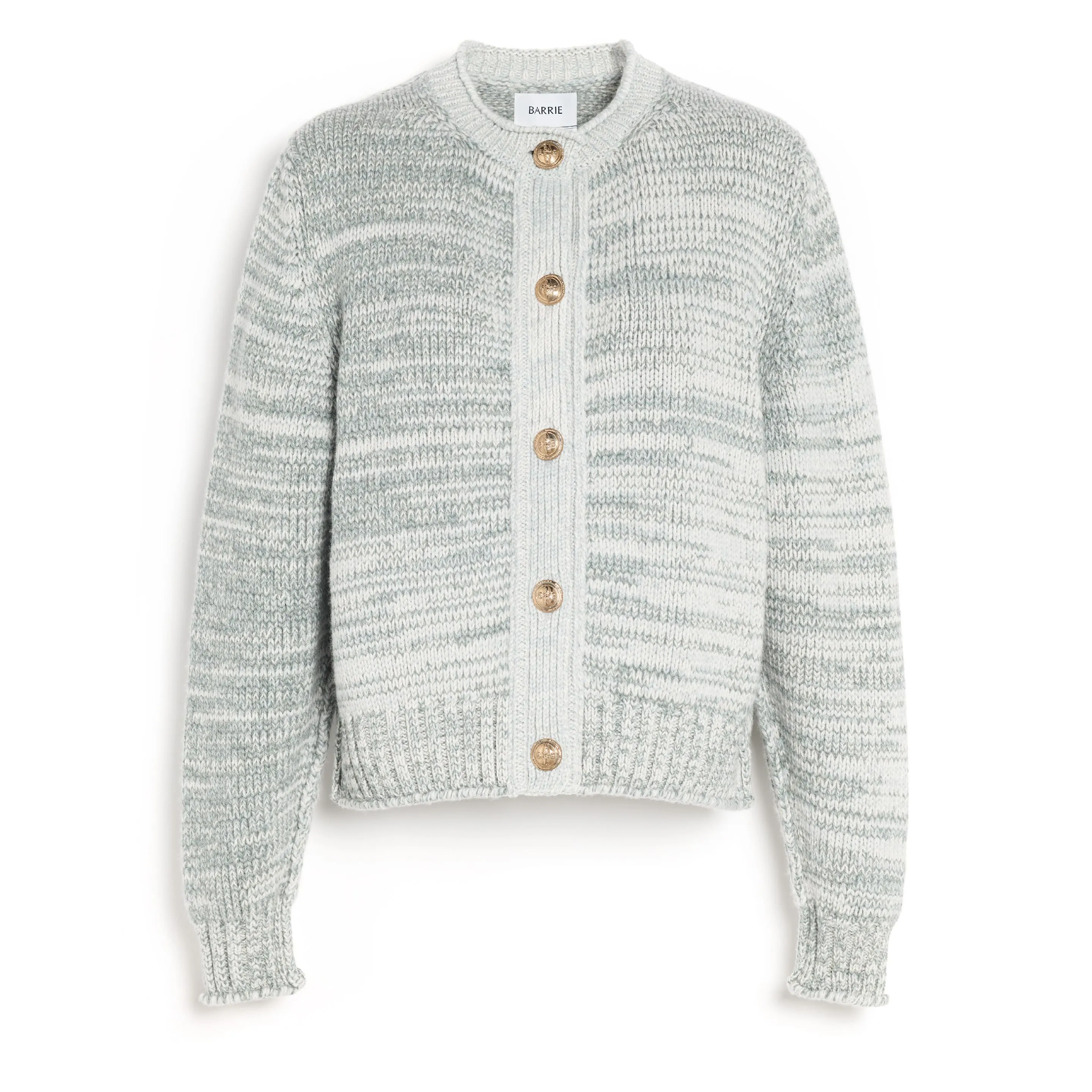 Cardigan épais en cachemire à boutons dorés sold by Barrie