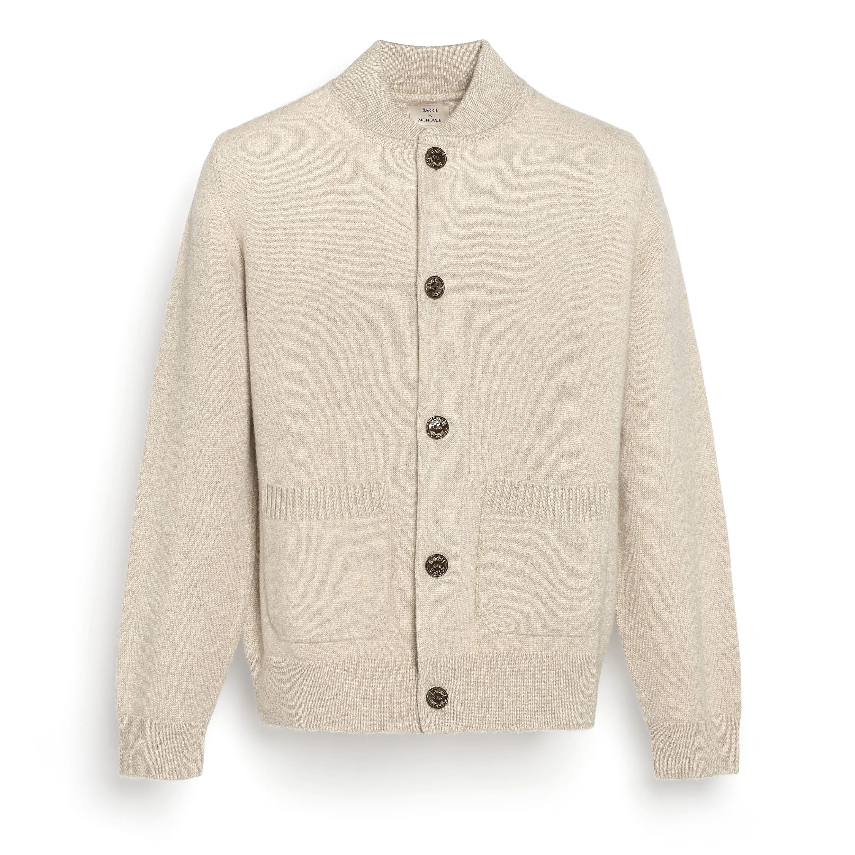 Cardigan épais en cachemire Barrie x Monocle sold by Barrie