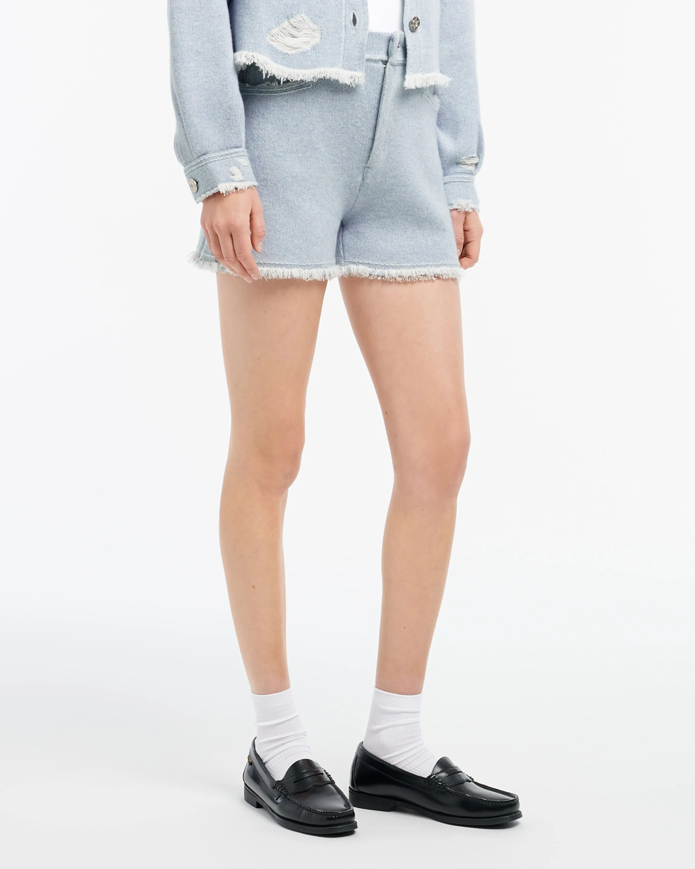 Short Denim à franges sold by Barrie product image thumbnail 3