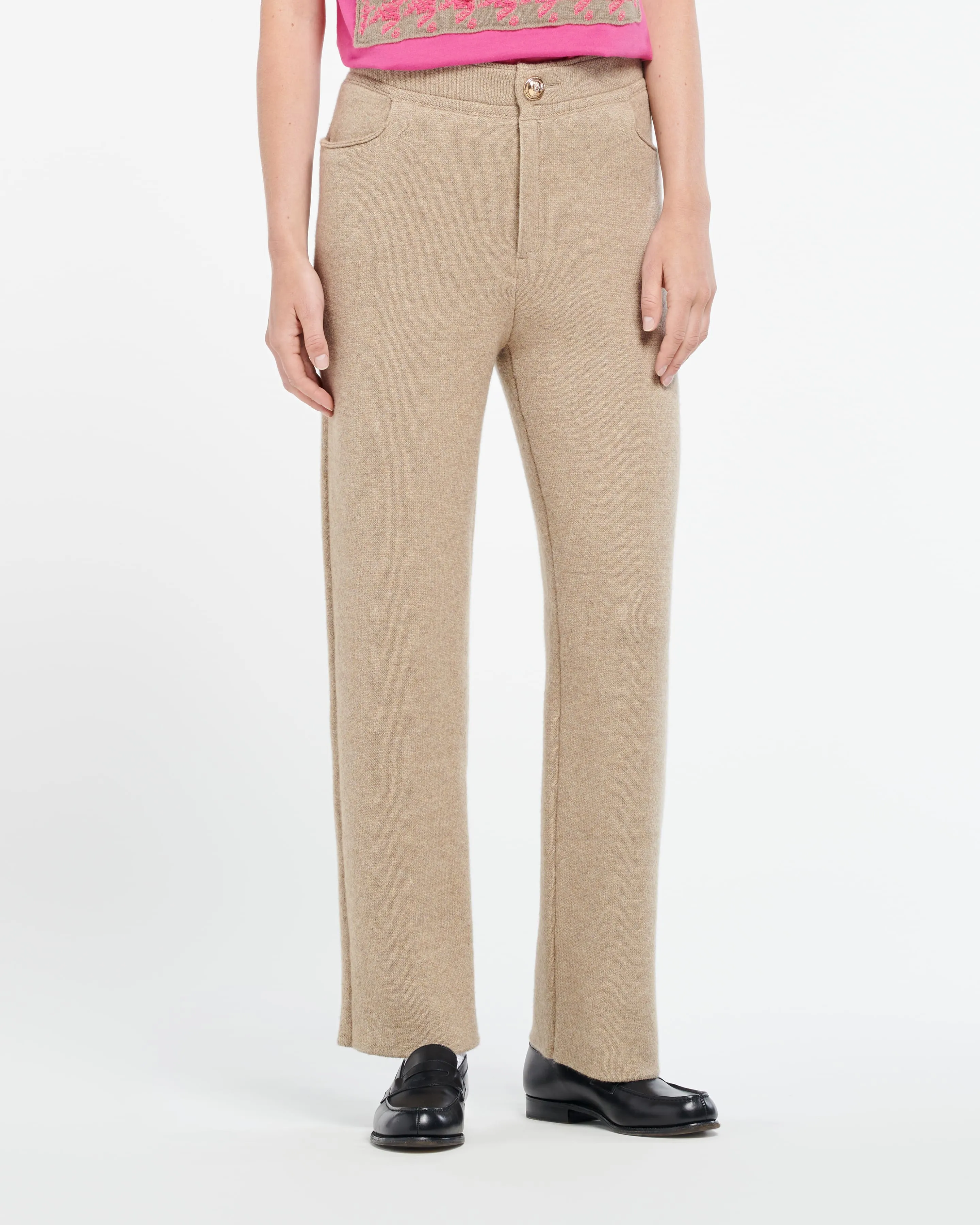 Pantalon épais en cachemire sold by Barrie product image thumbnail 4