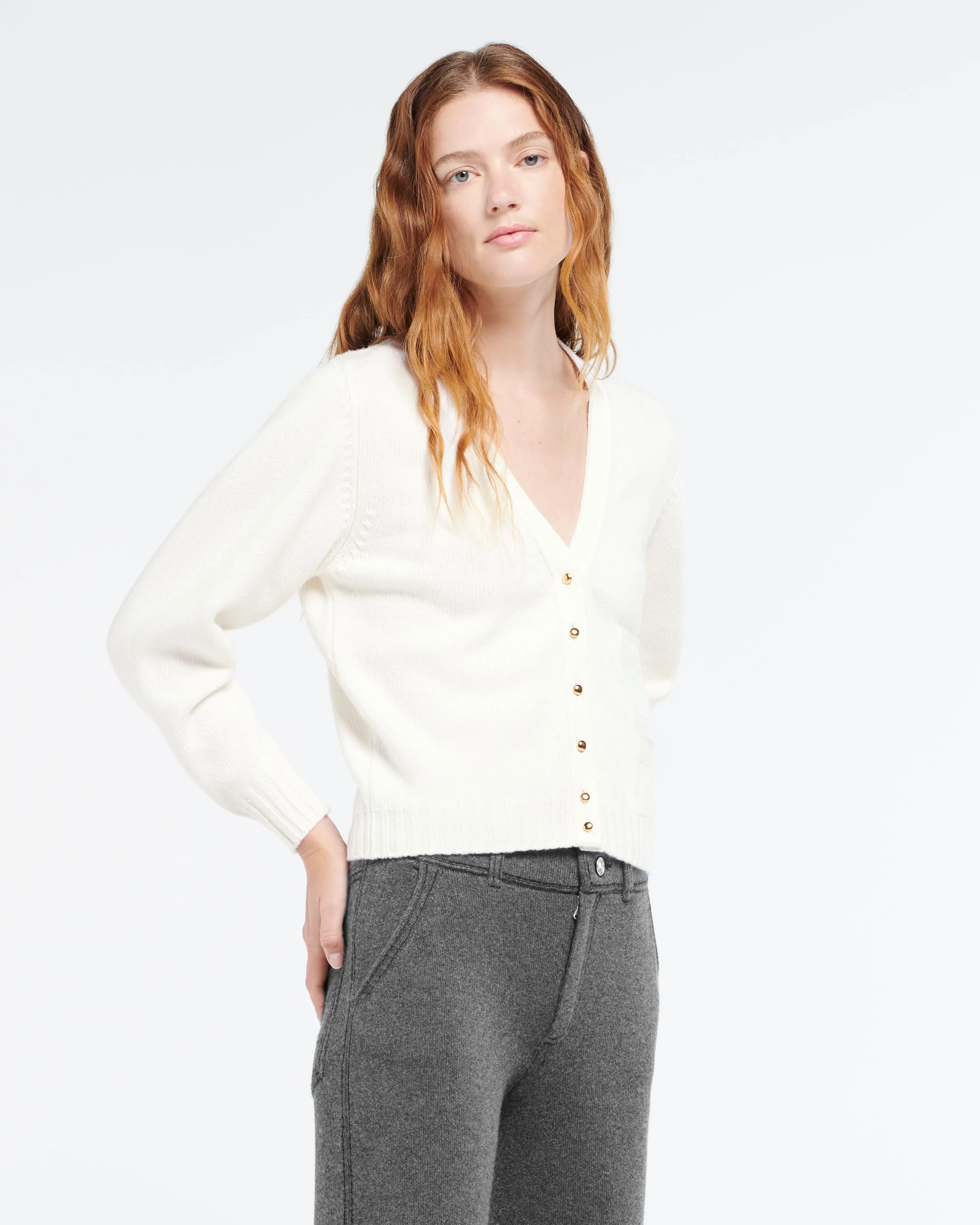 Cardigan en laine avec détail ruban sold by Barrie product image thumbnail 3