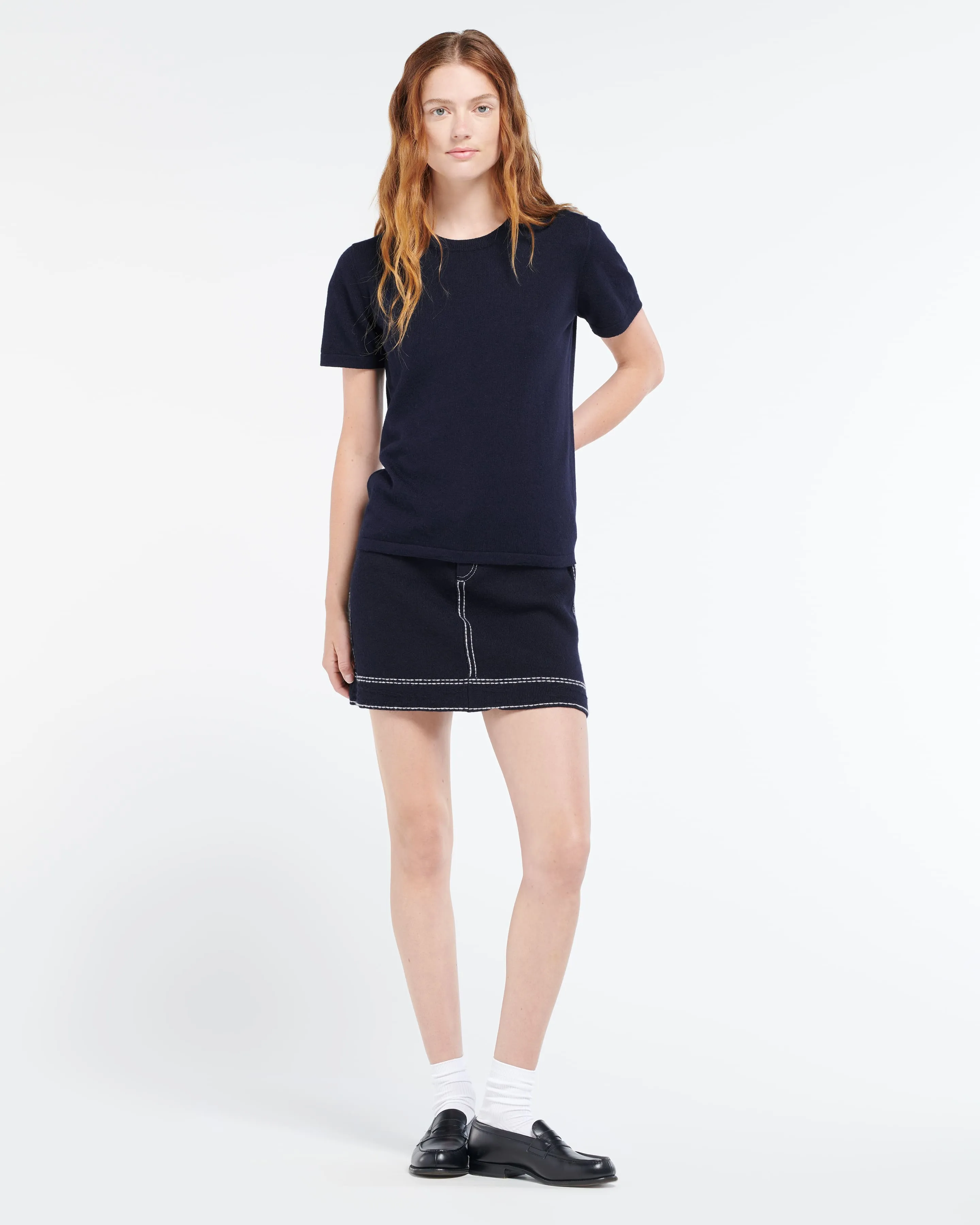 Top en cachemire et soie sold by Barrie product image thumbnail 5