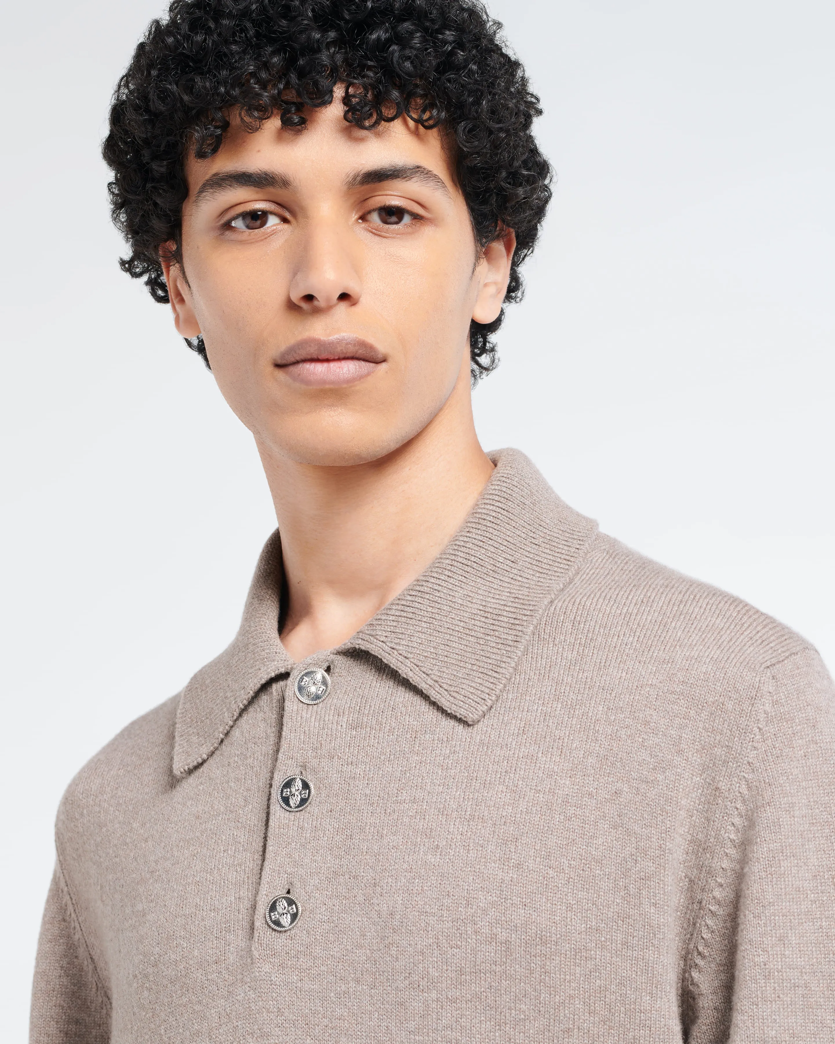 Pull B Label à col polo en cachemire sold by Barrie product image thumbnail 2