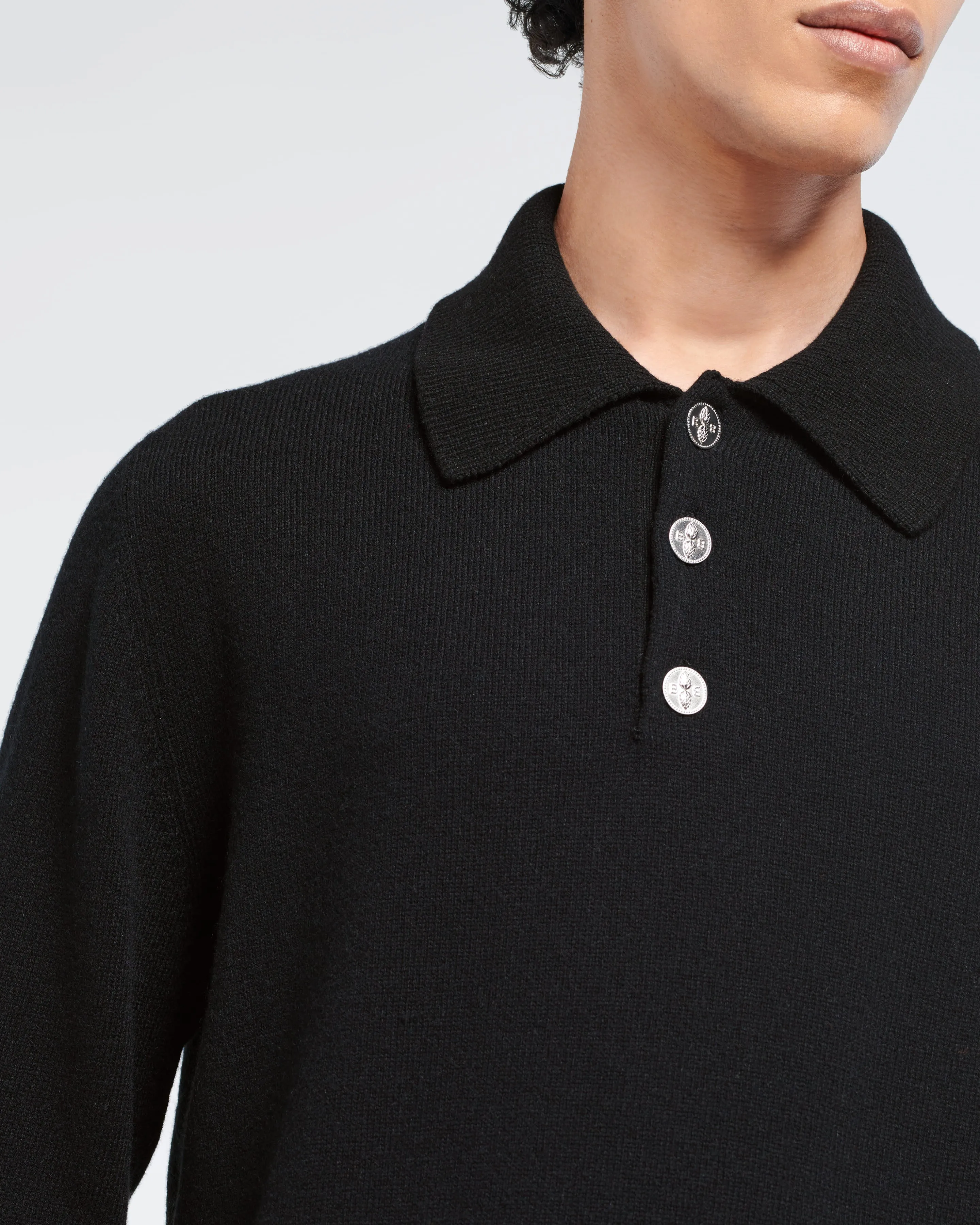 Pull B Label à col polo en cachemire sold by Barrie product image thumbnail 2