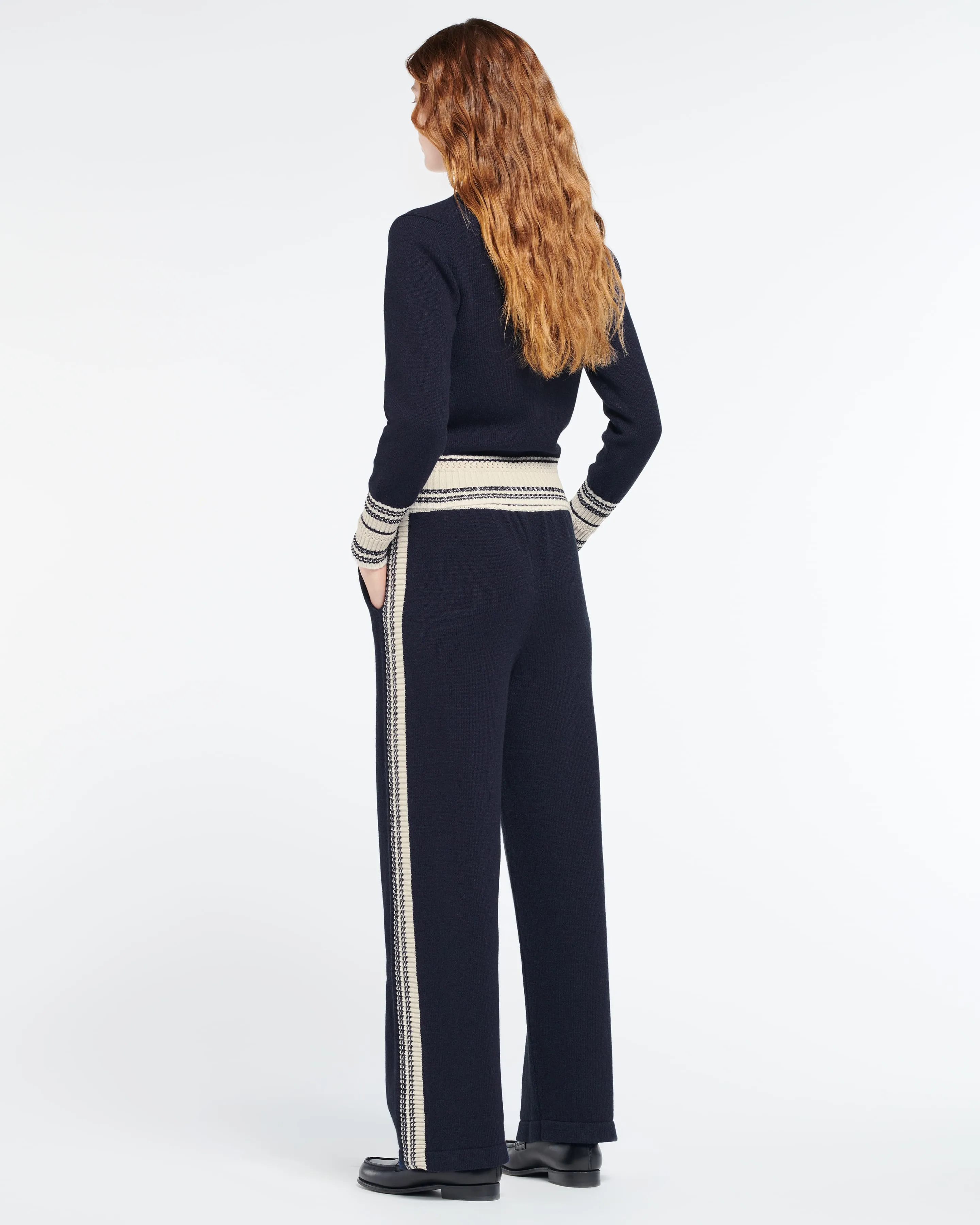 Pantalon chiné en cachemire sold by Barrie product image thumbnail 4
