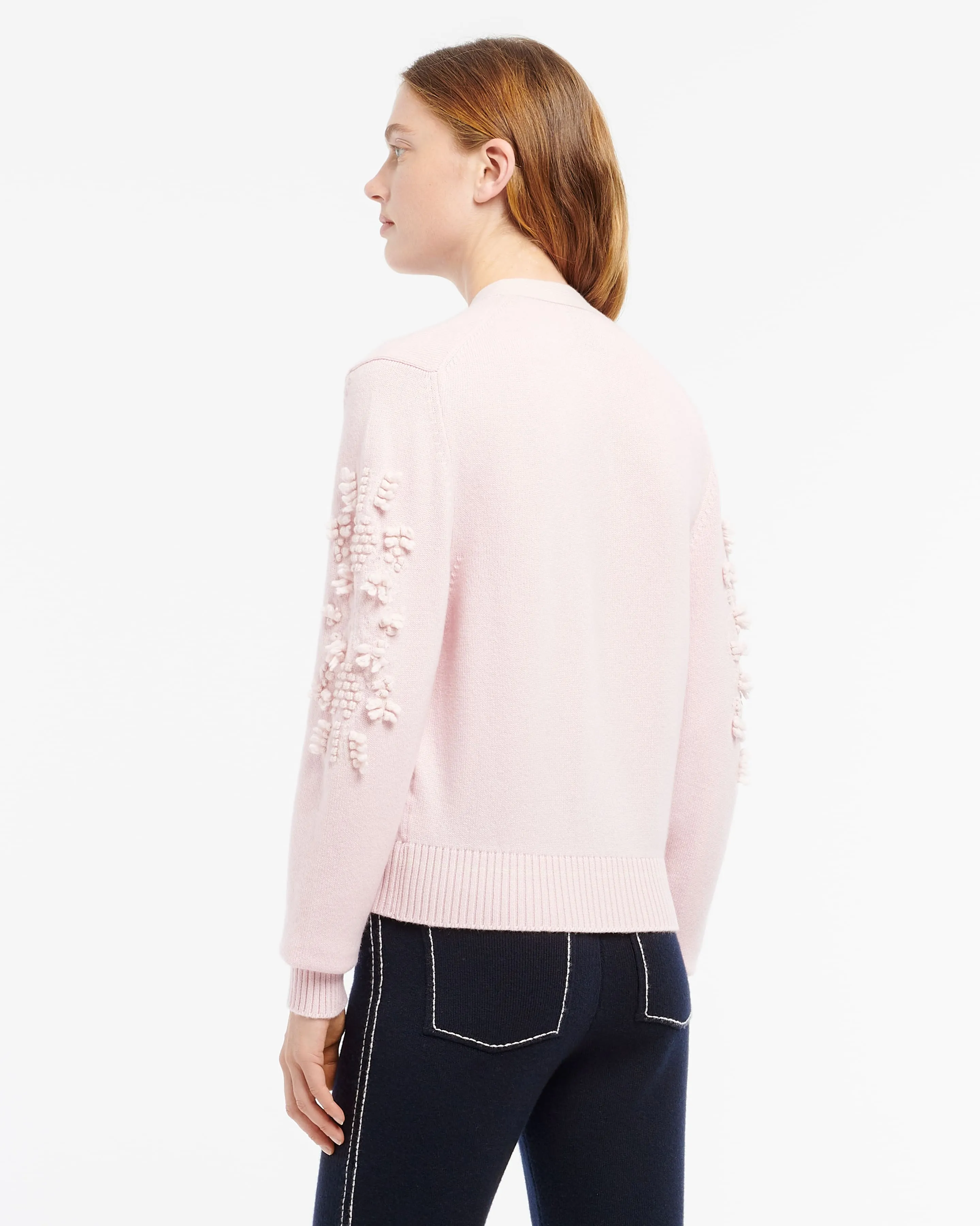 Cardigan col V logo B en cachemire sold by Barrie product image thumbnail 4