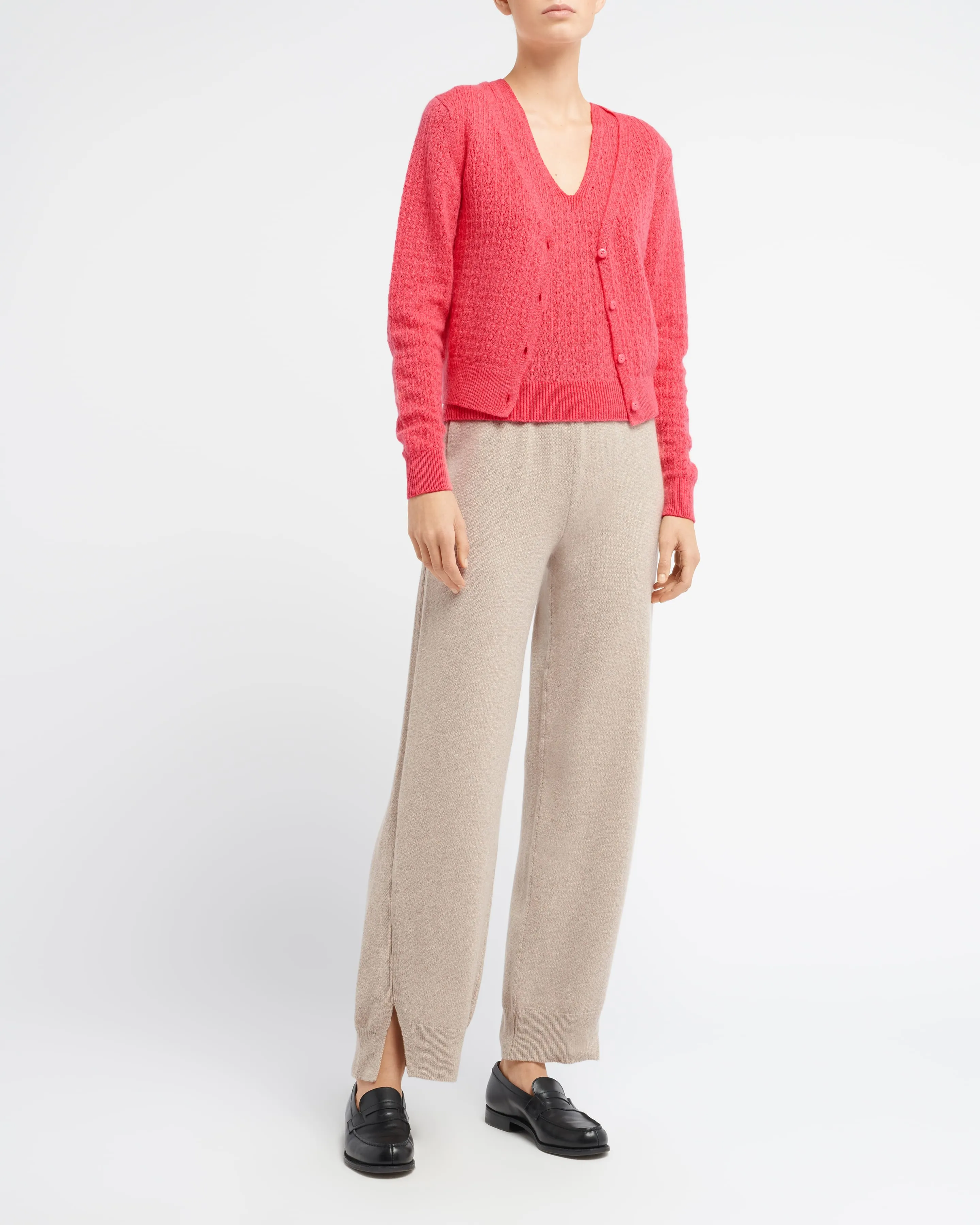 Cardigan en dentelle cachemire sold by Barrie product image thumbnail 5