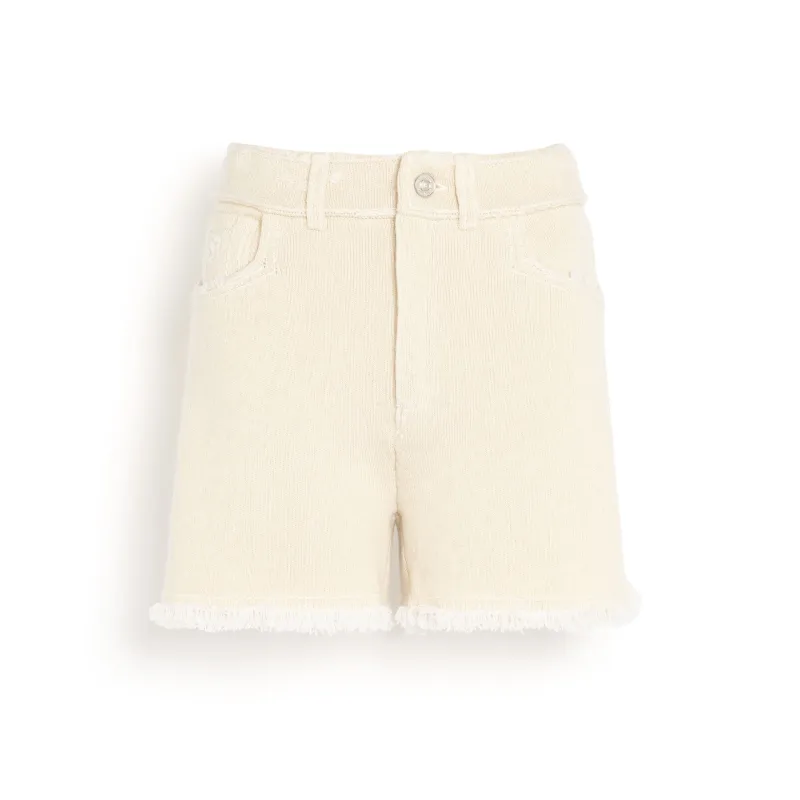 Short Denim à franges sold by Barrie