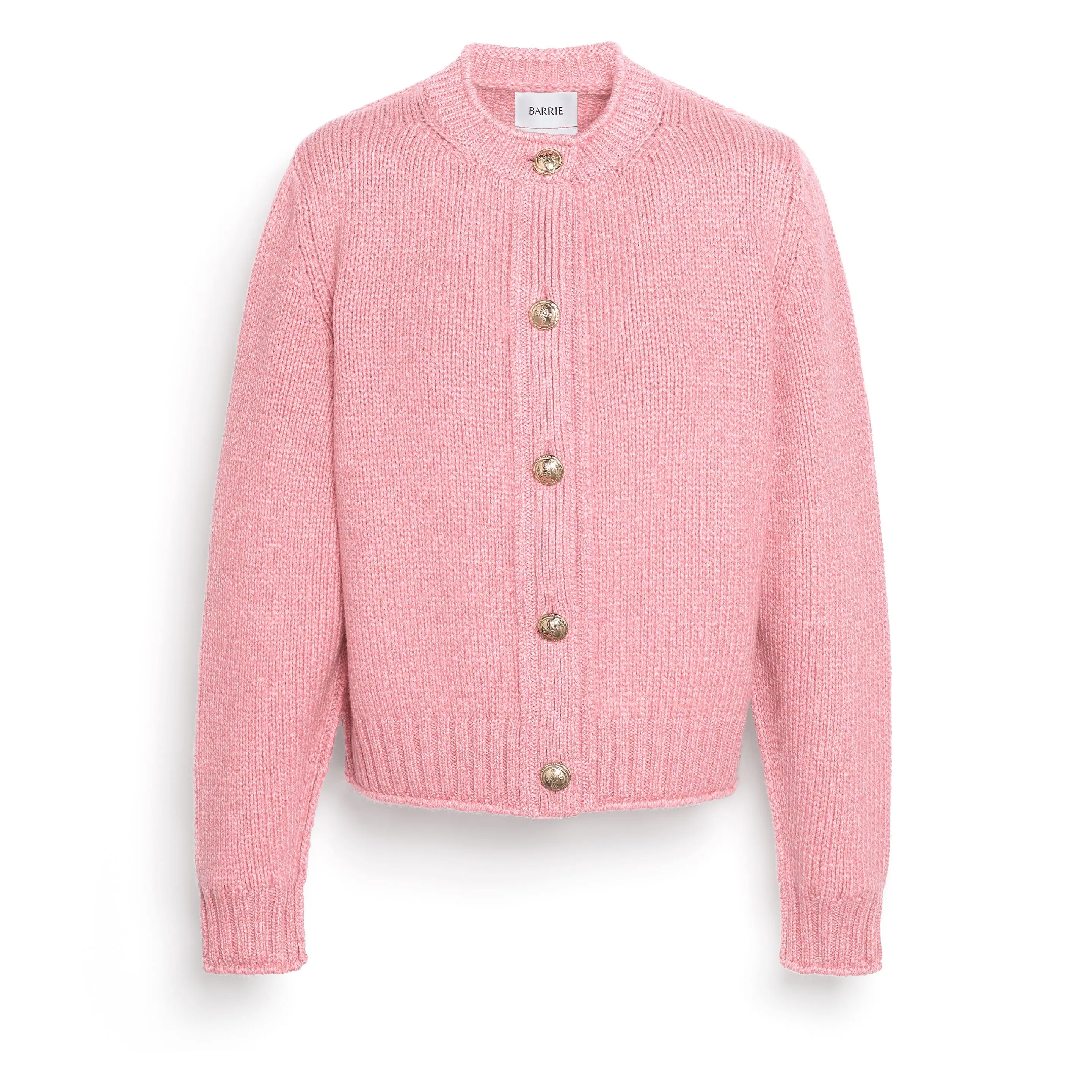 Cardigan épais en cachemire à boutons dorés sold by Barrie