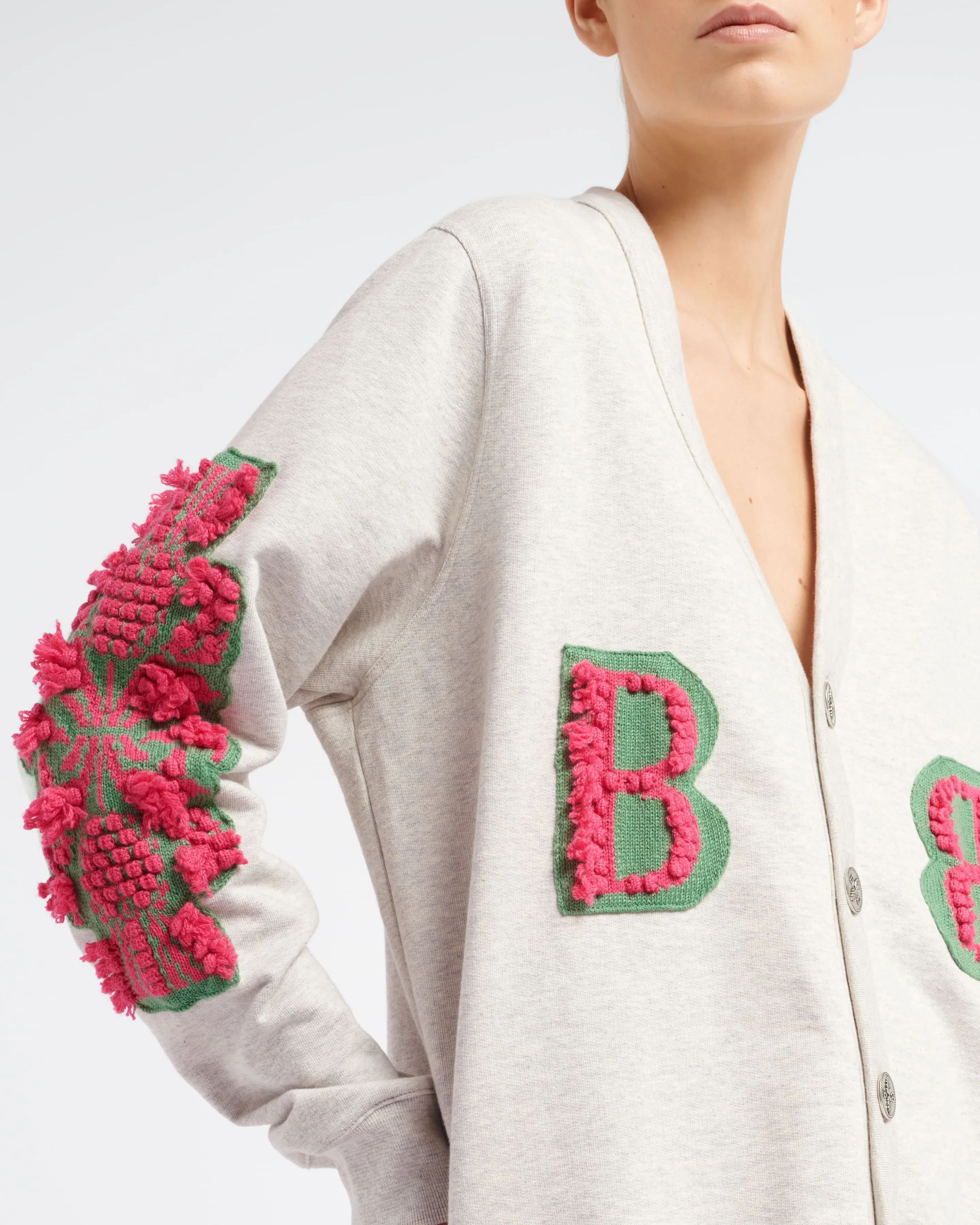 Cardigan en coton avec logo B en cachemire sold by Barrie product image thumbnail 2