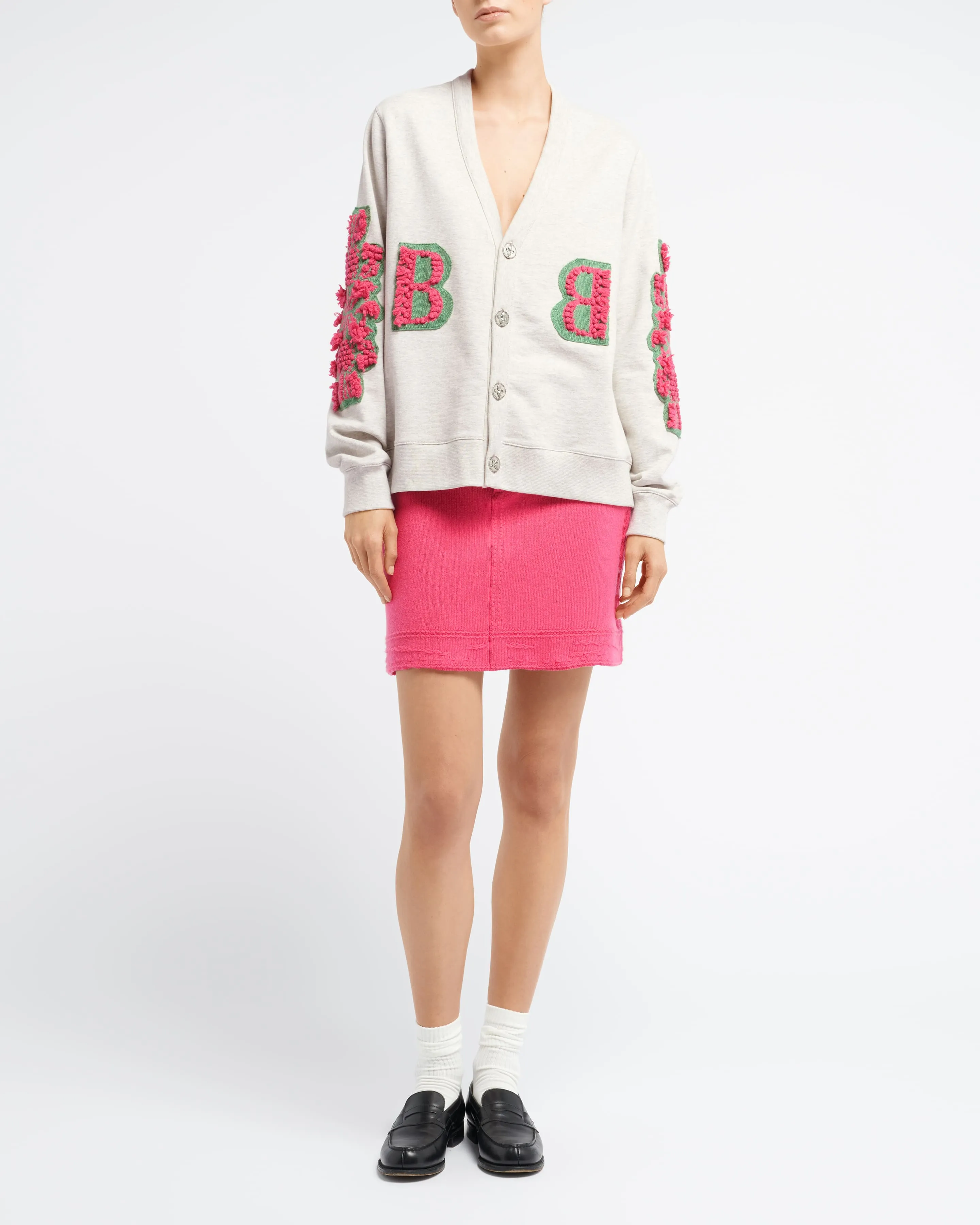 Cardigan en coton avec logo B en cachemire sold by Barrie product image thumbnail 5