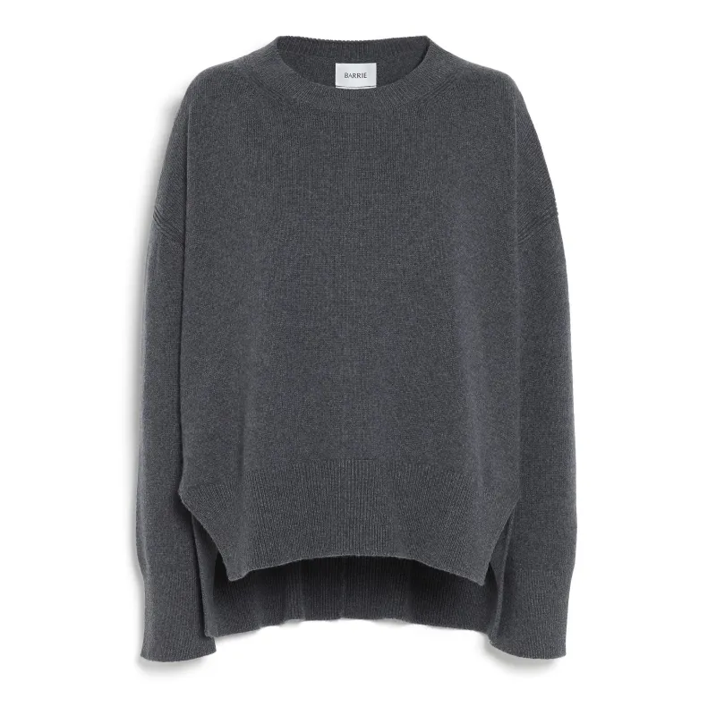 Pull col rond oversize en cachemire sold by Barrie
