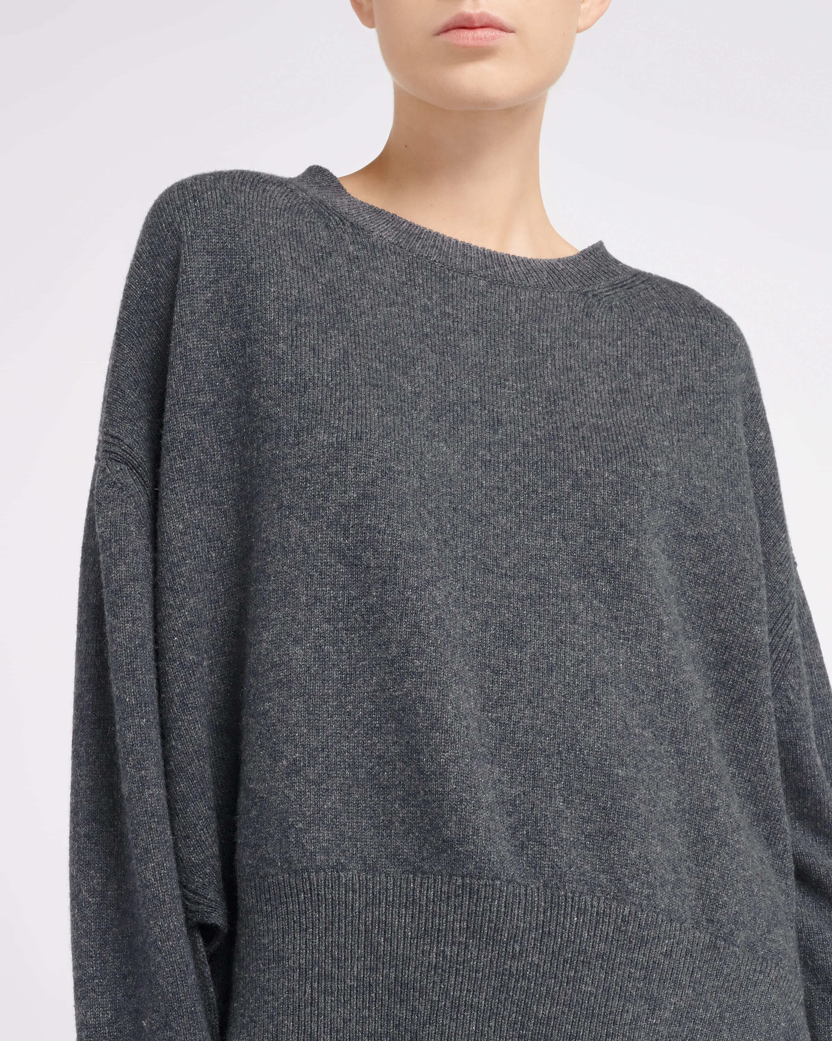 Pull col rond oversize en cachemire sold by Barrie product image thumbnail 2