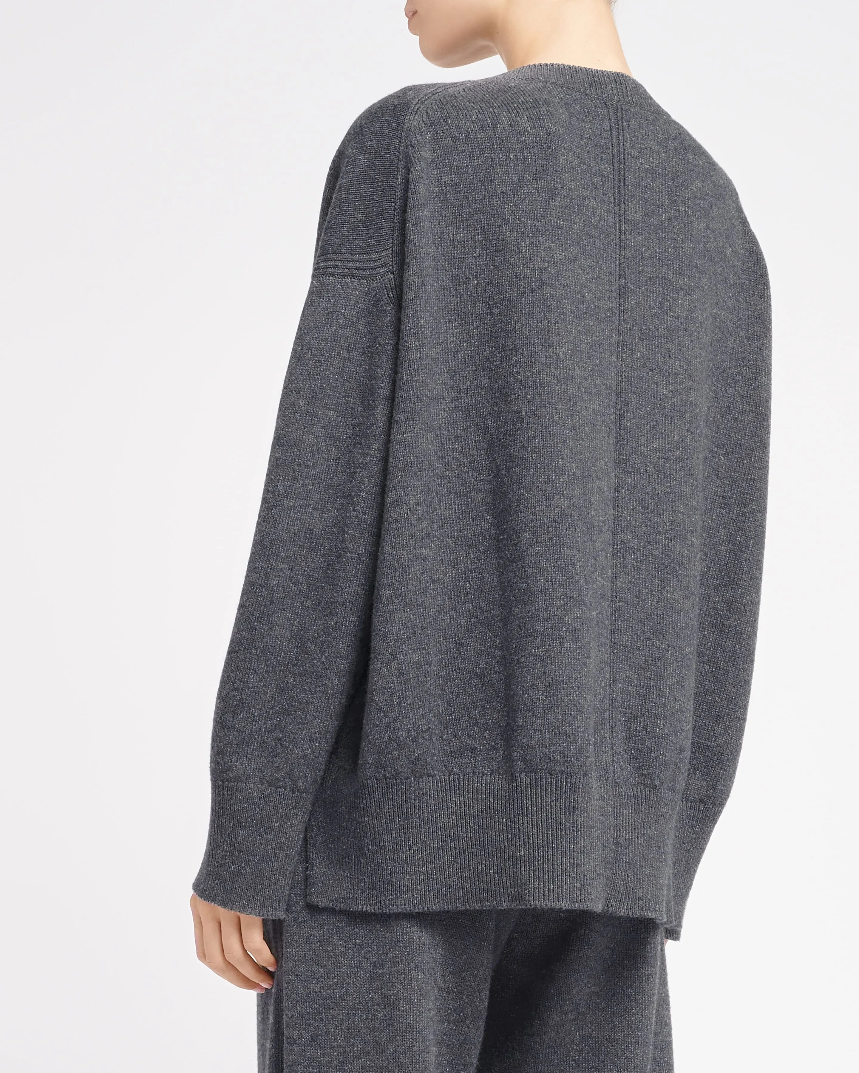 Pull col rond oversize en cachemire sold by Barrie product image thumbnail 4