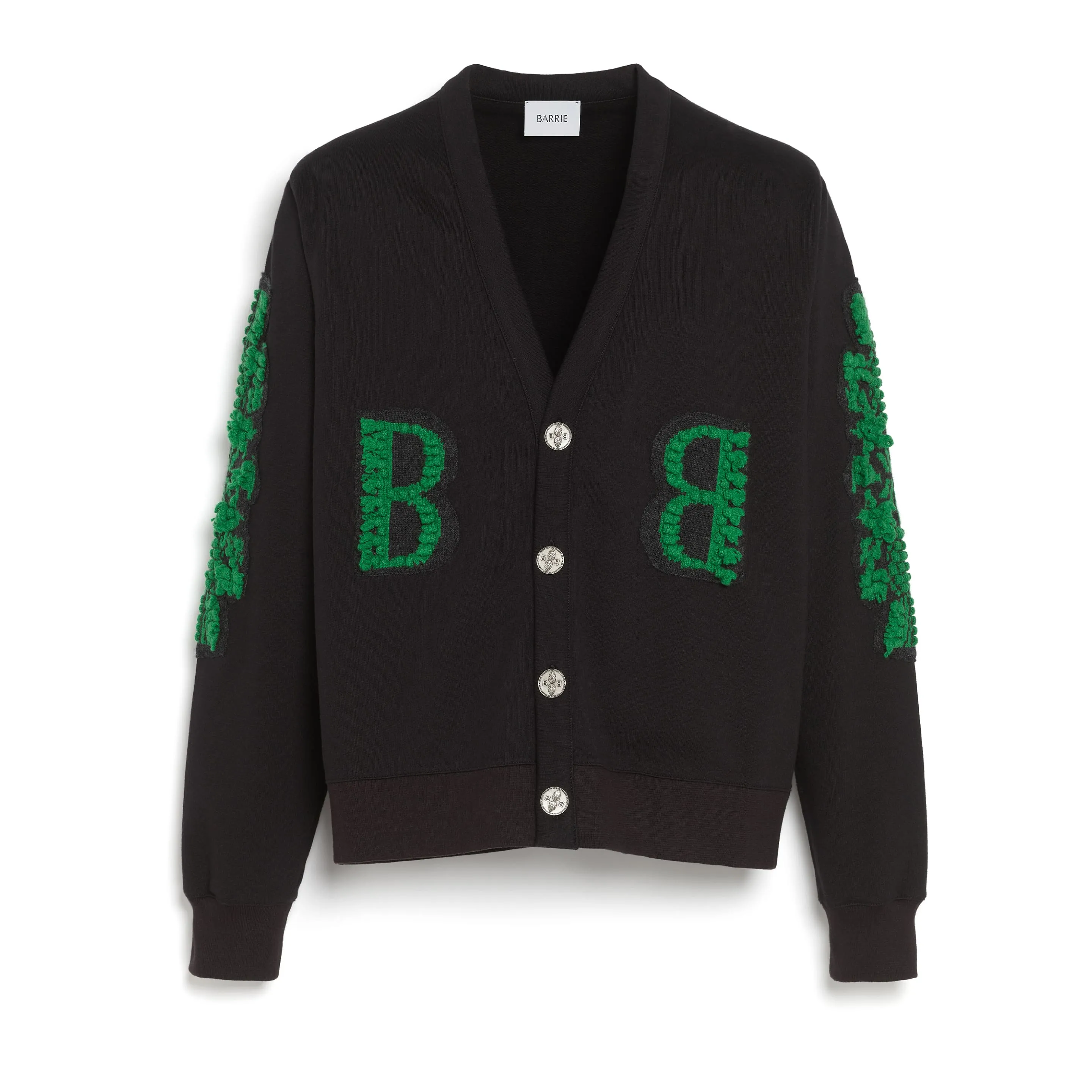 Cardigan en coton avec logo B en cachemire sold by Barrie