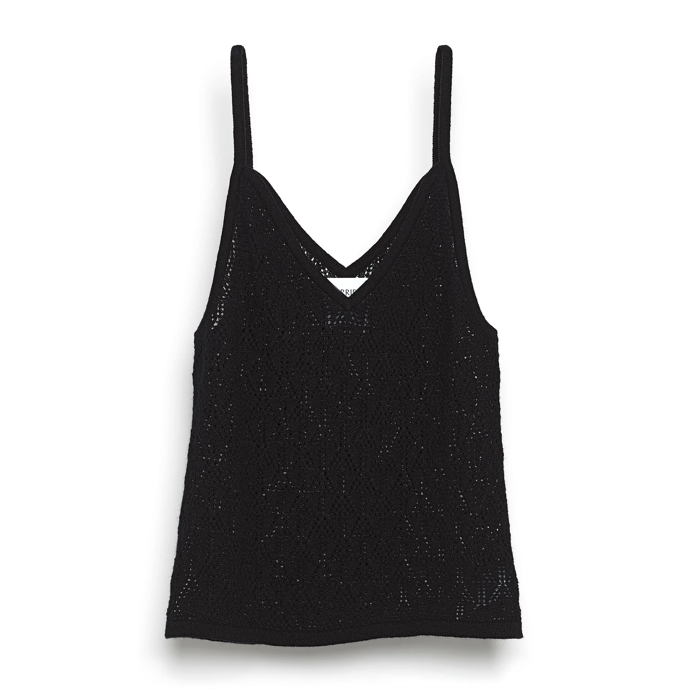 Top à bretelles en dentelle cachemire sold by Barrie