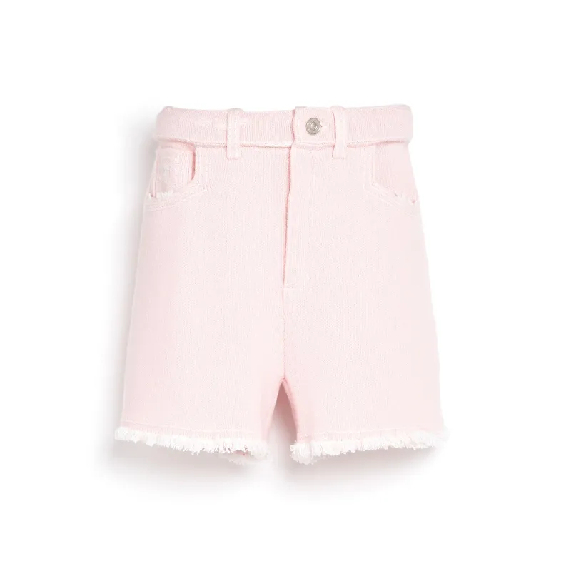 Short Denim à franges sold by Barrie